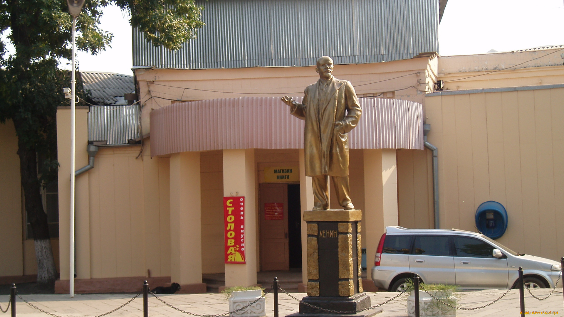 города, -, памятники, , скульптуры, , арт-объекты, скульптура, памятник, город, переулок, гвардейский, памятник, ленину, ростов, на, дону