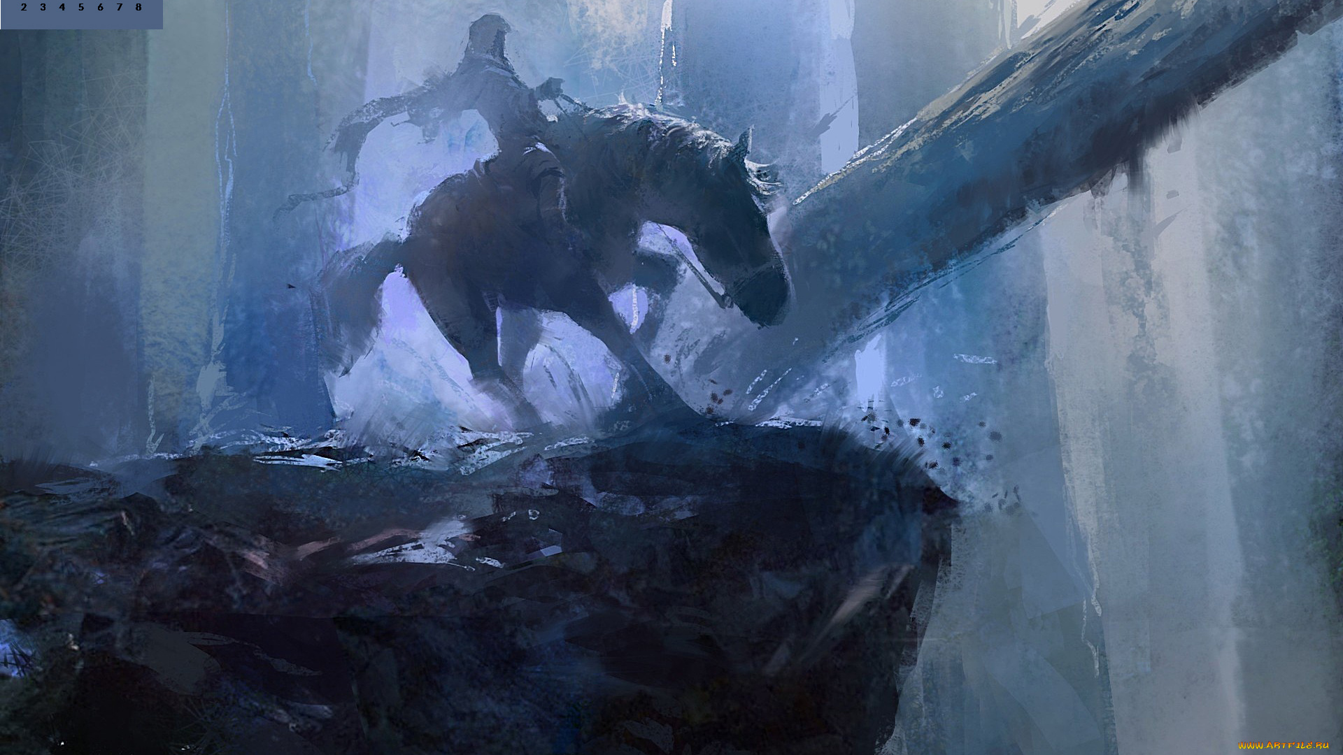 календари, фэнтези, лошадь, 2018