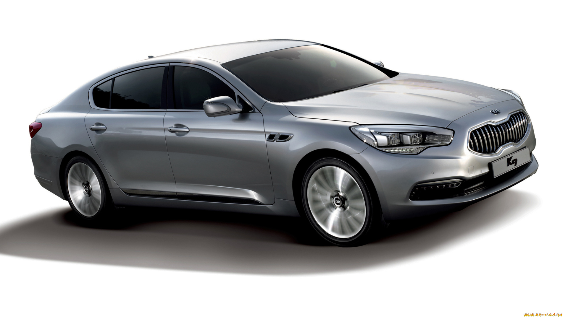 kia, k9, 2012, автомобили, kia, k9, 2012, серебряный, металлик