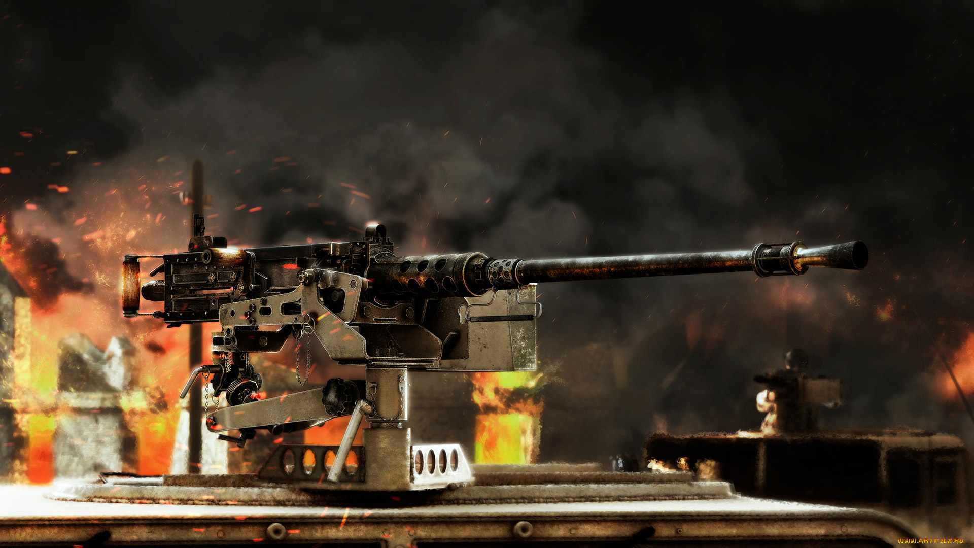 оружие, пулемёты, browning, m2hb