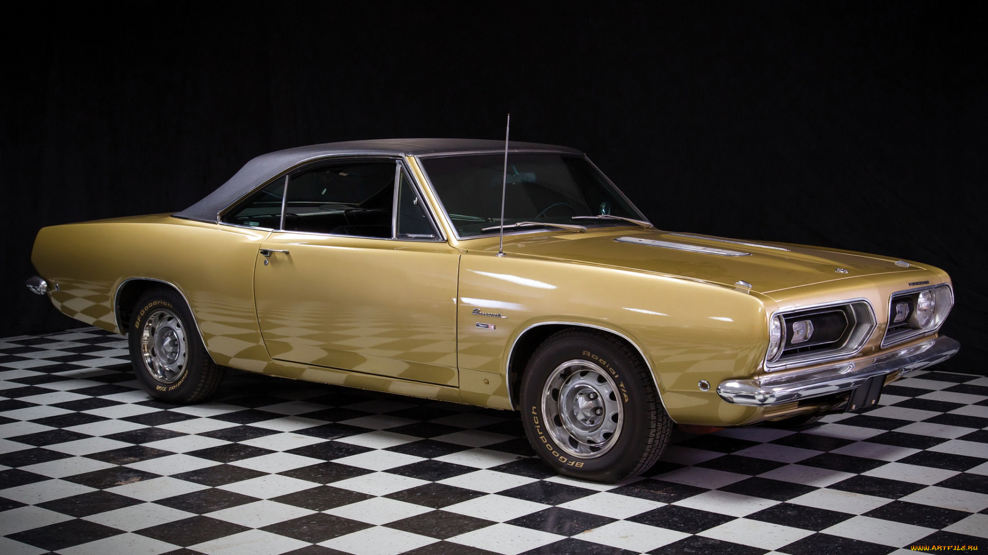 plymouth, barracuda, hardtop, 1968, автомобили, plymouth, barracuda, hardtop, 1968