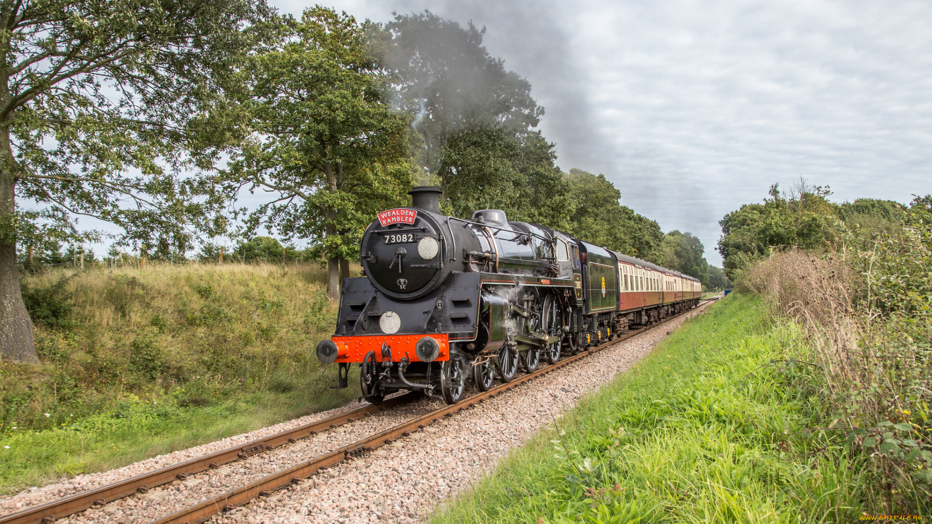 техника, паровозы, состав, локомотив