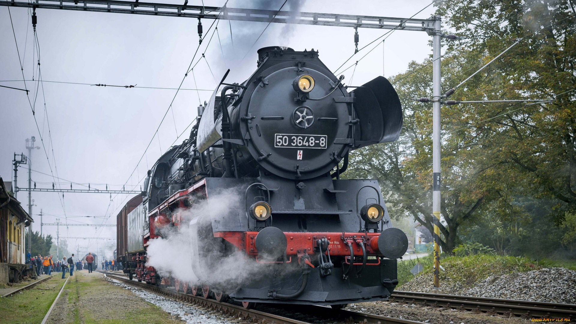 техника, паровозы, состав, локомотив