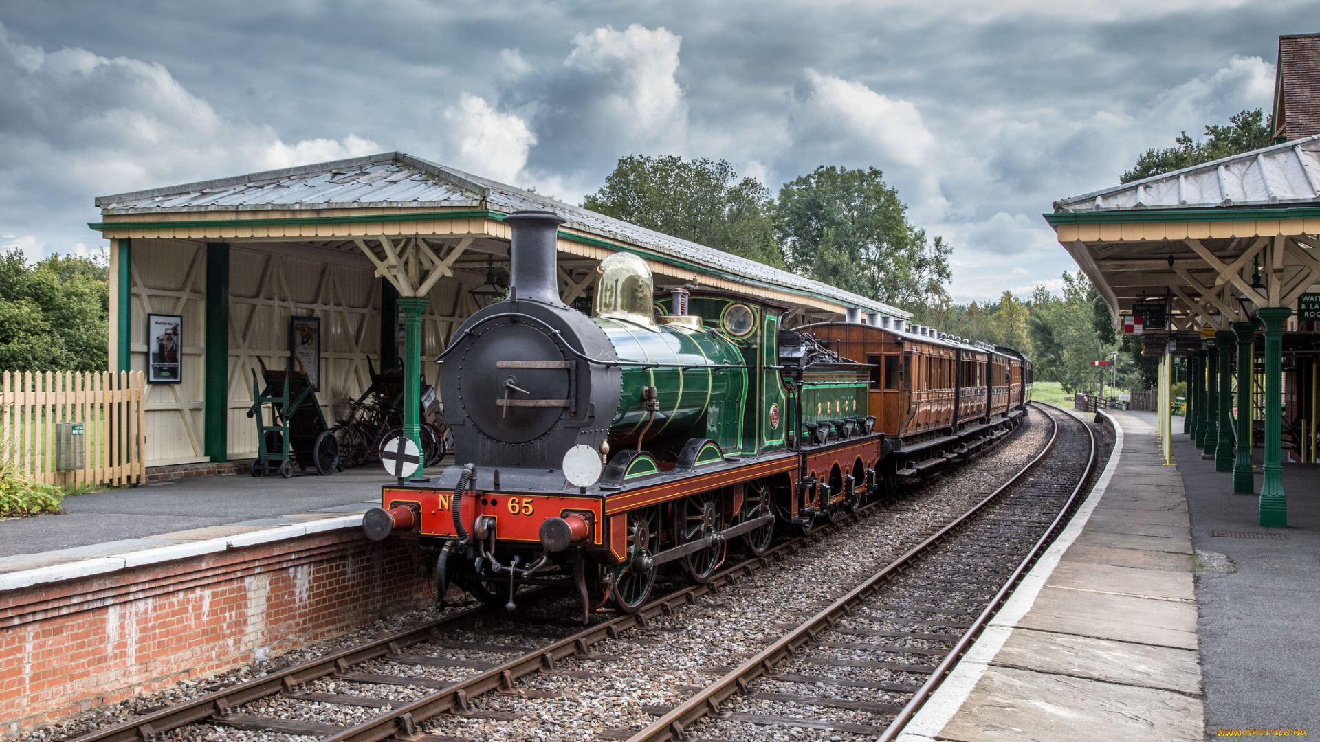 техника, паровозы, состав, локомотив