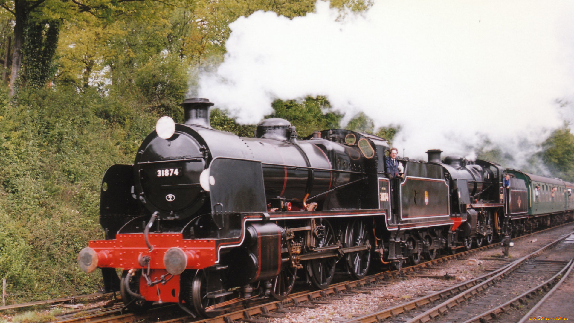 техника, паровозы, состав, локомотив