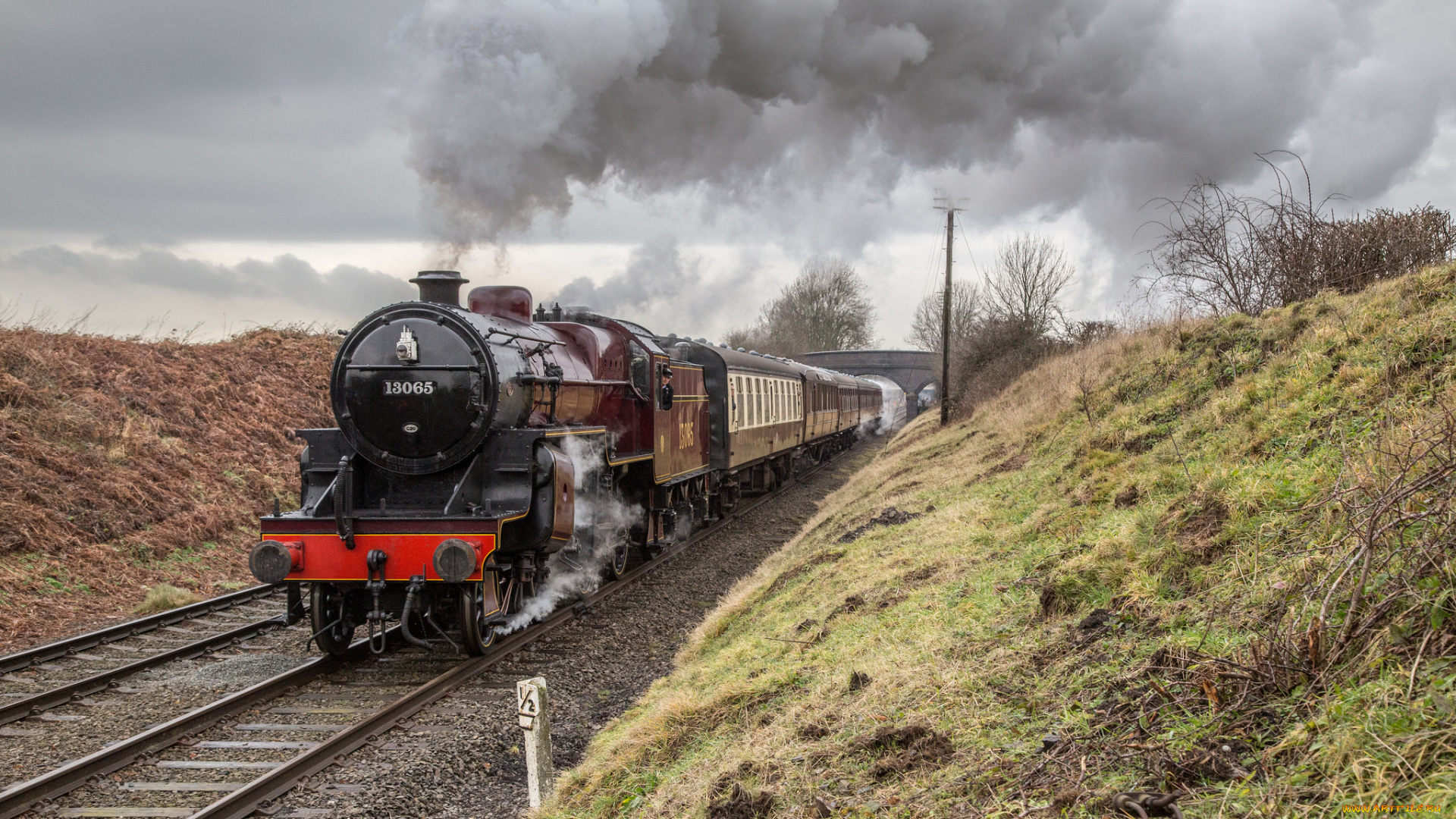 техника, паровозы, состав, локомотив