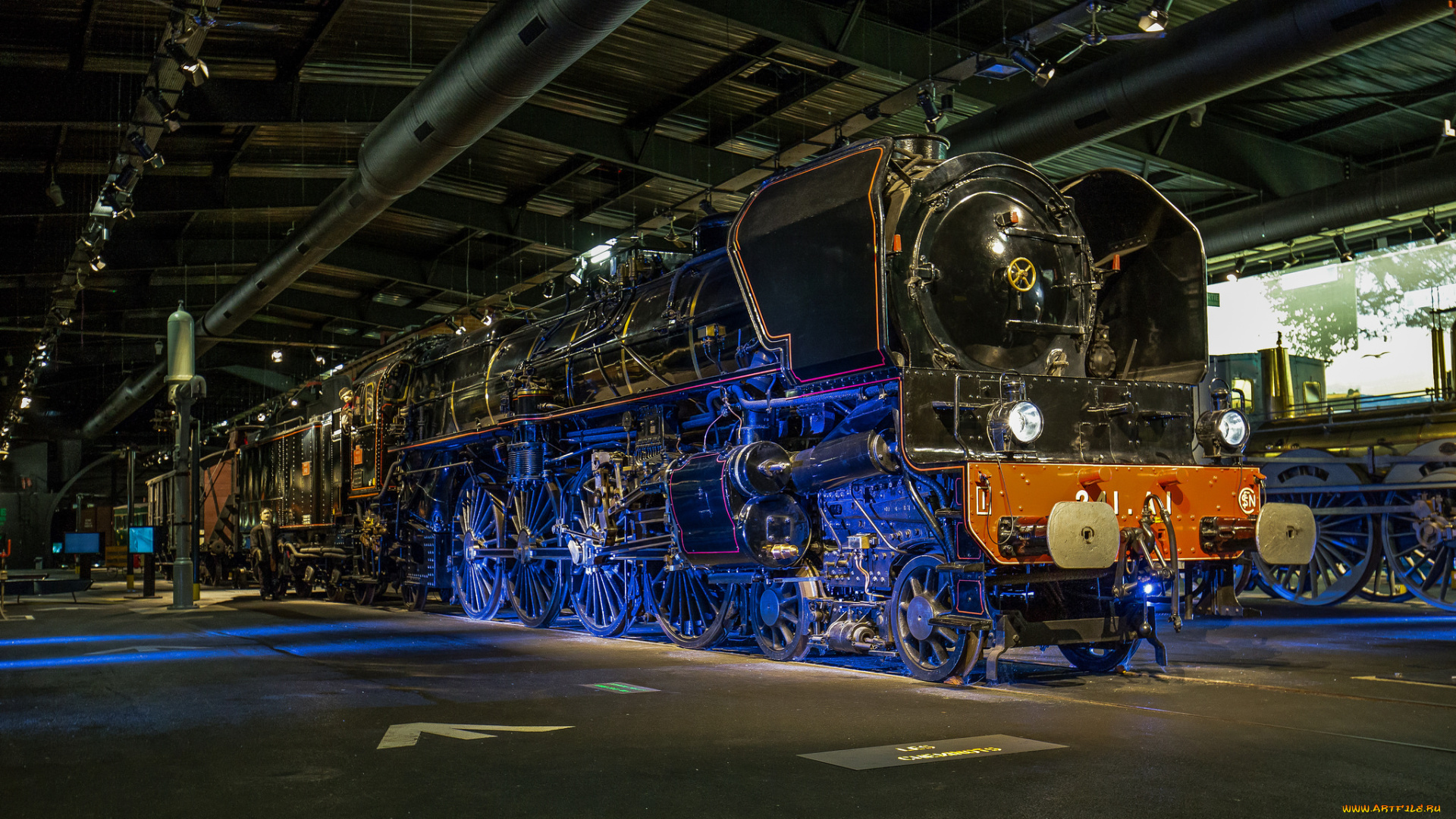 техника, паровозы, состав, локомотив