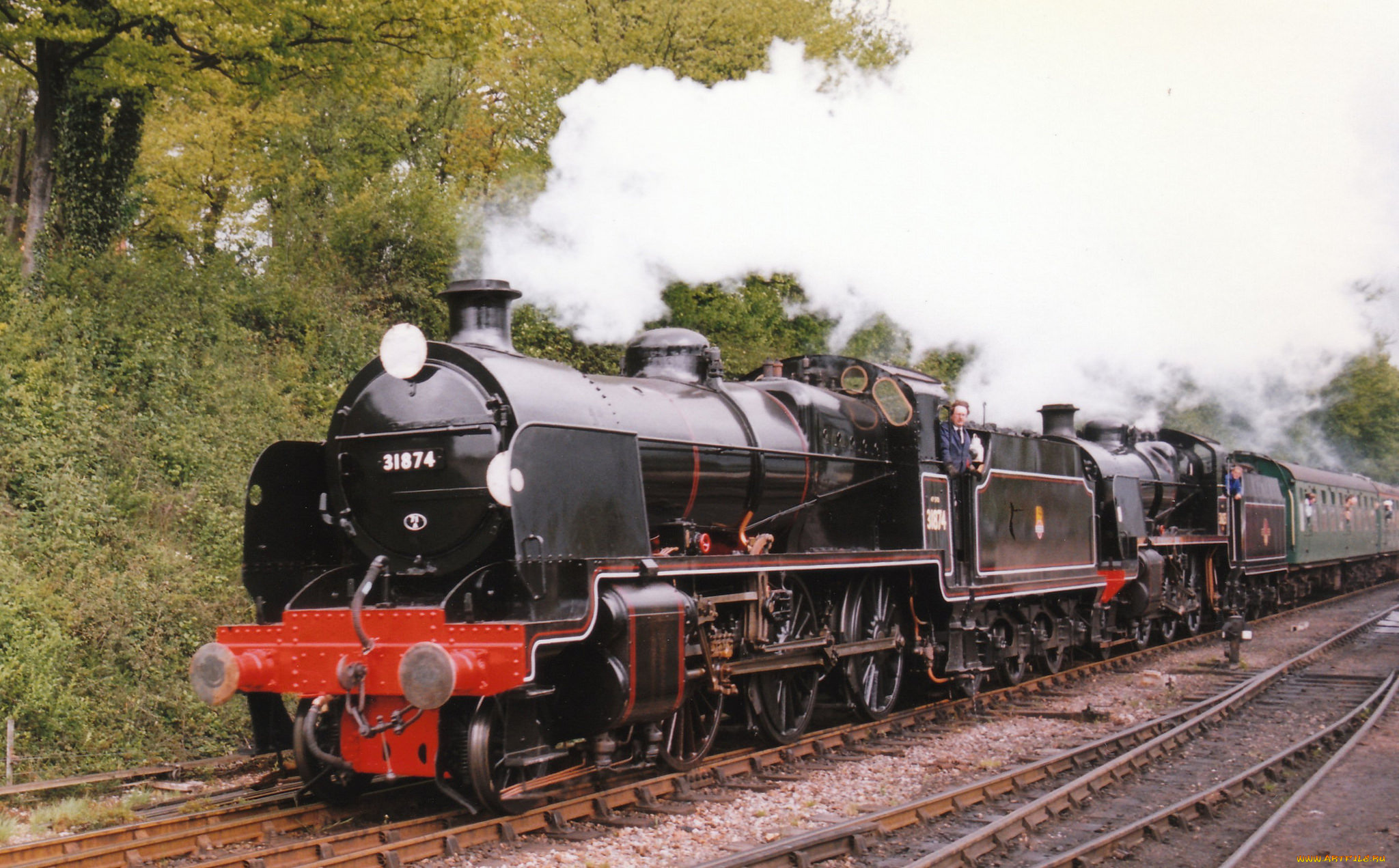 техника, паровозы, состав, локомотив