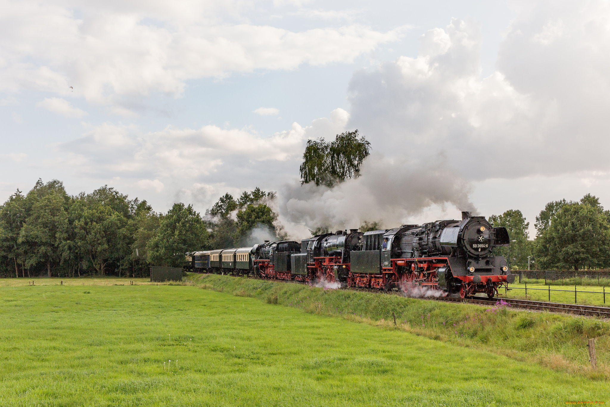 техника, паровозы, состав, локомотив