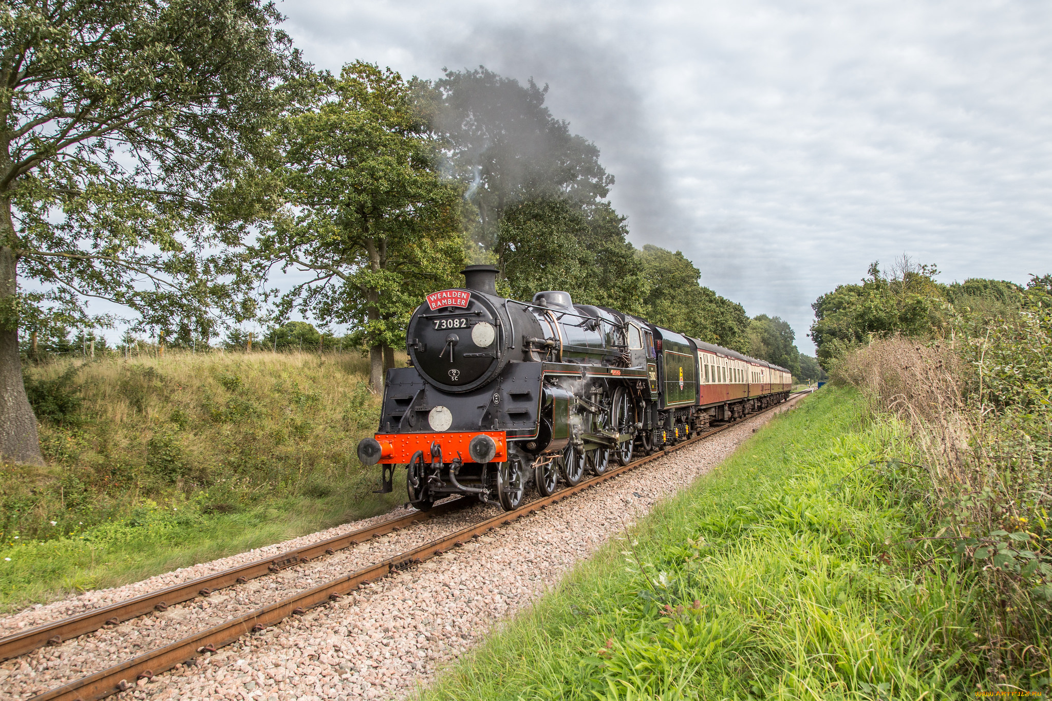 техника, паровозы, состав, локомотив