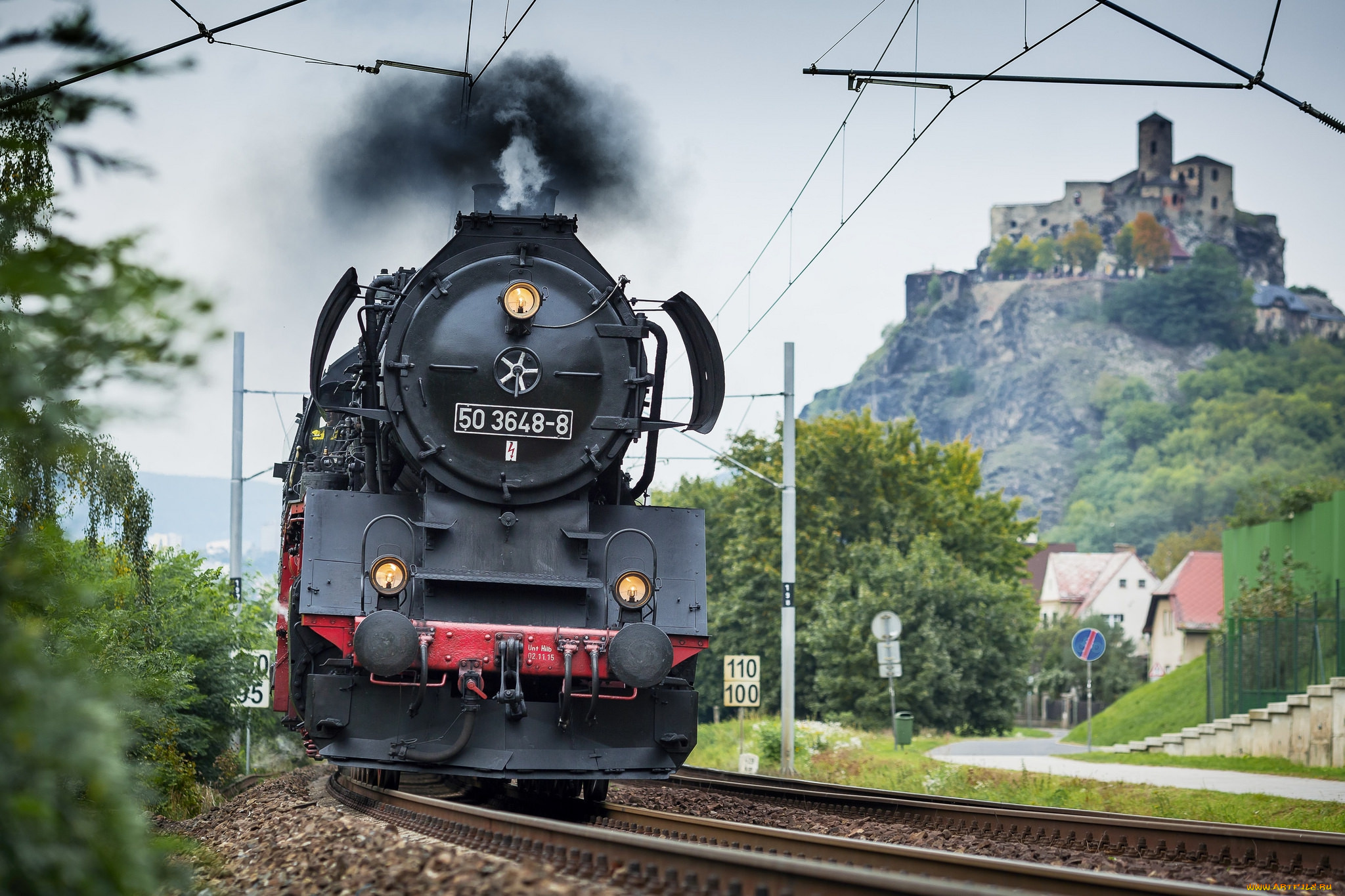 техника, паровозы, состав, локомотив