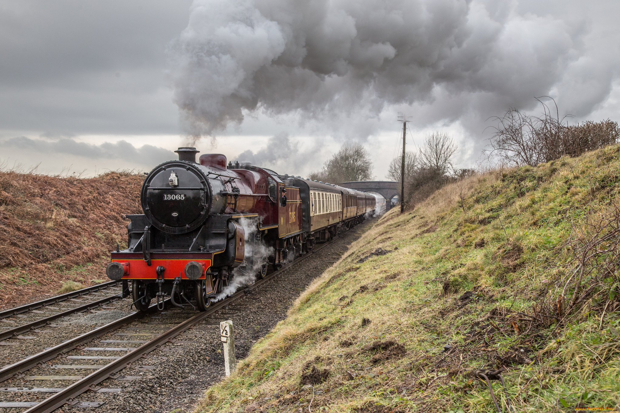 техника, паровозы, состав, локомотив