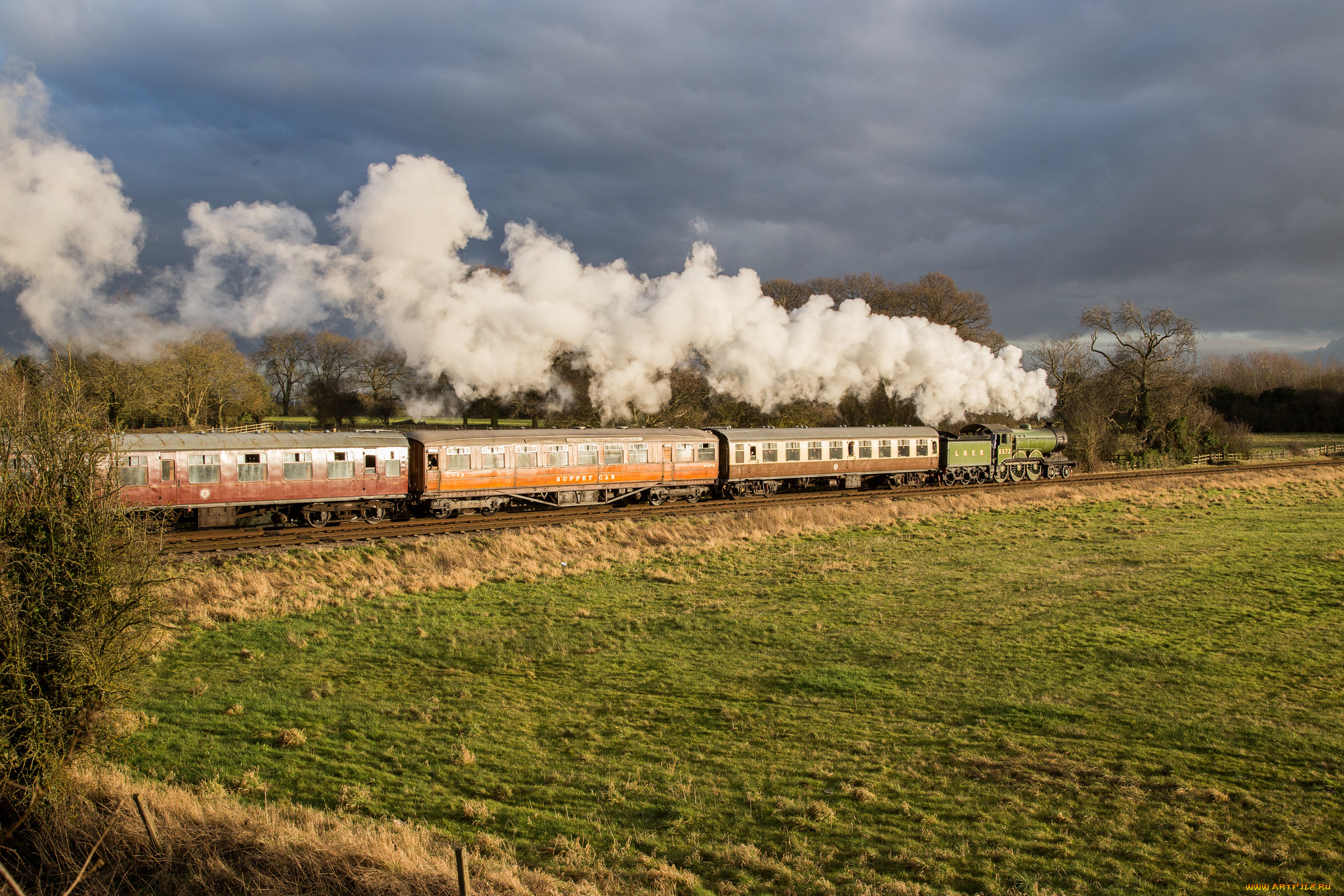 техника, паровозы, состав, локомотив