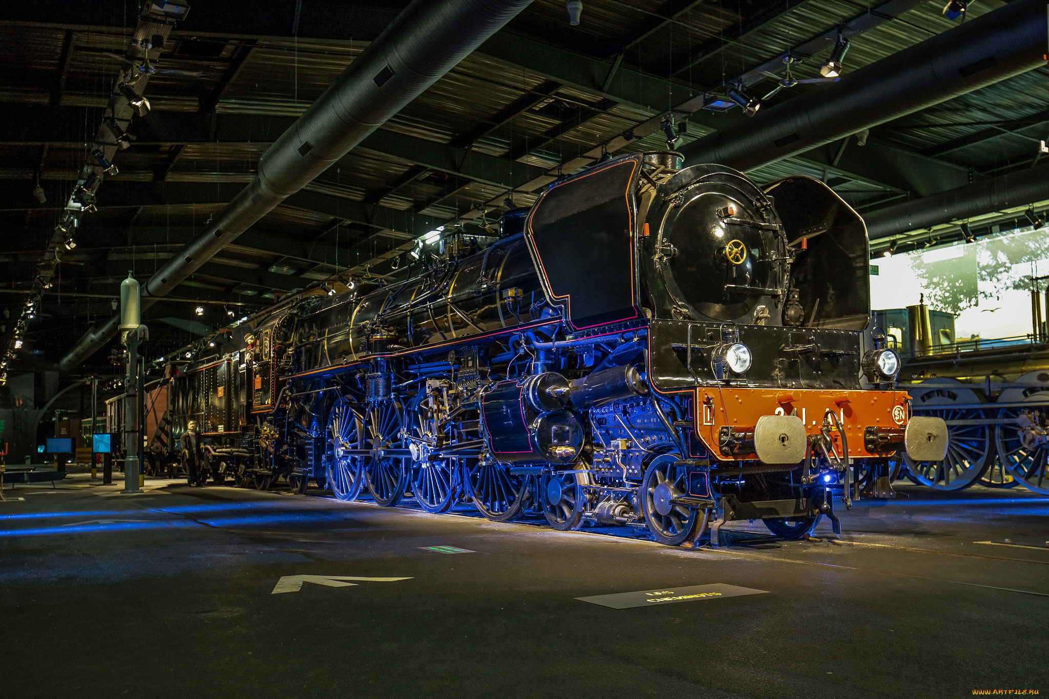 техника, паровозы, состав, локомотив