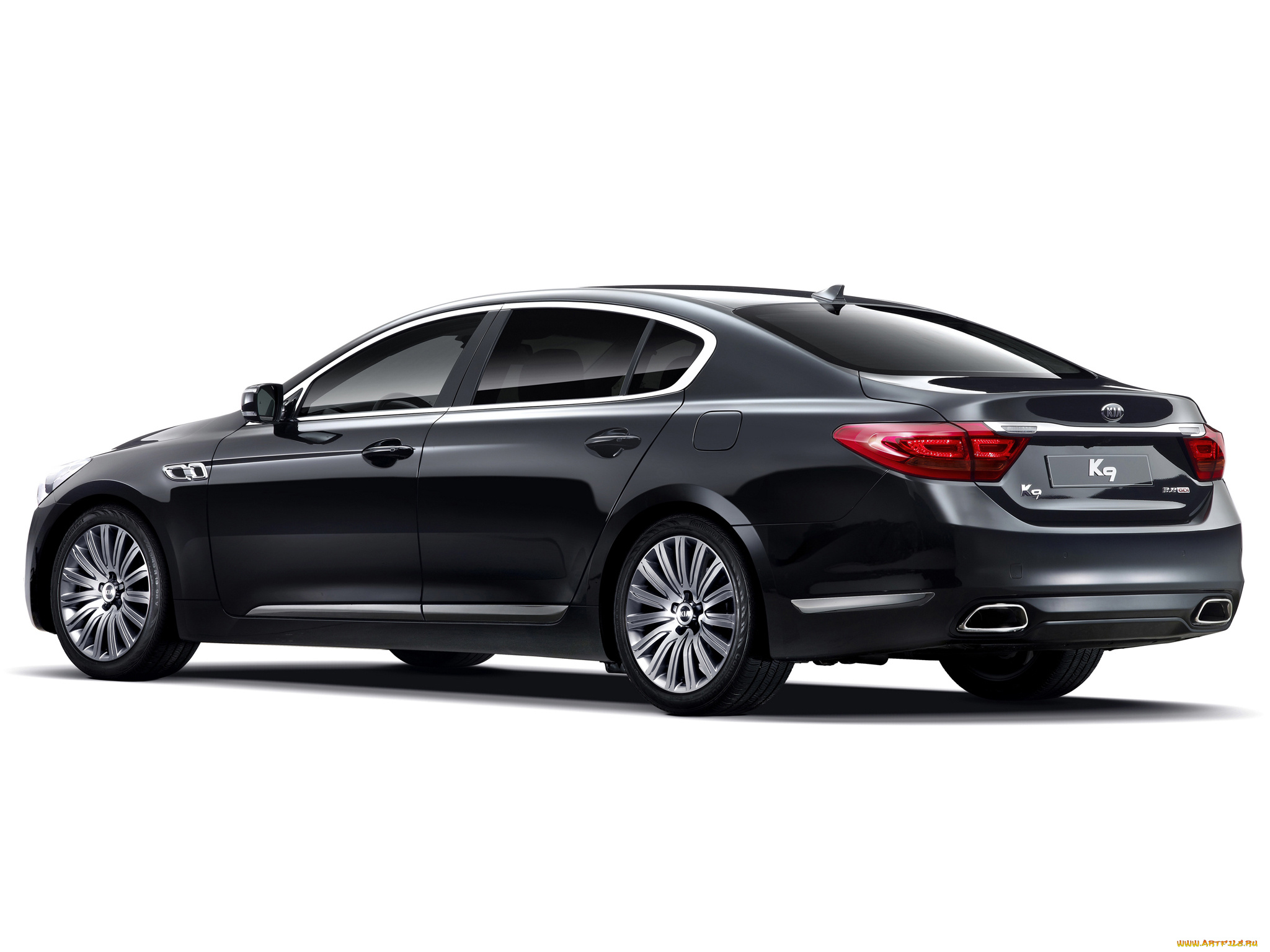 kia, k9, 2012, автомобили, kia, k9, 2012, чёрный