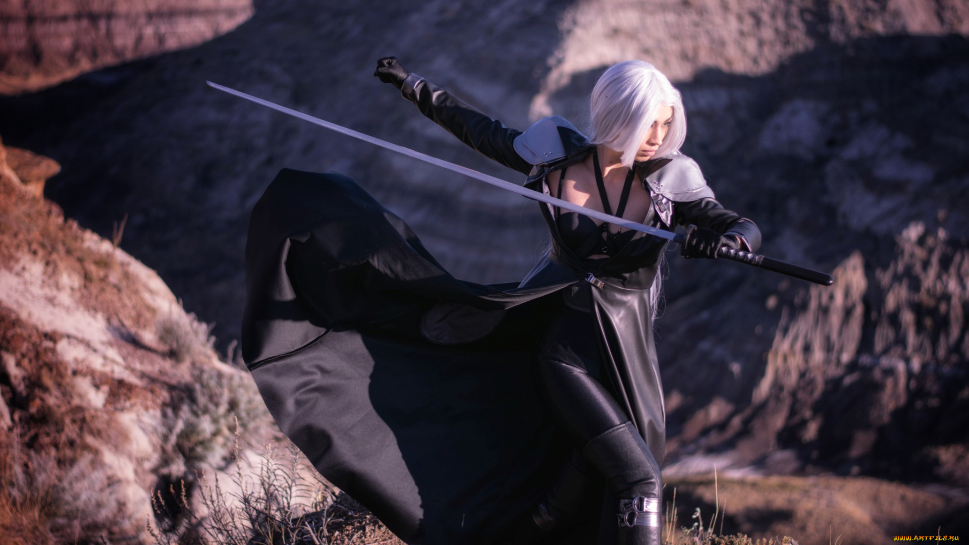 девушки, -unsort, , девушки, с, оружием, униформа, меч, фон, девушка