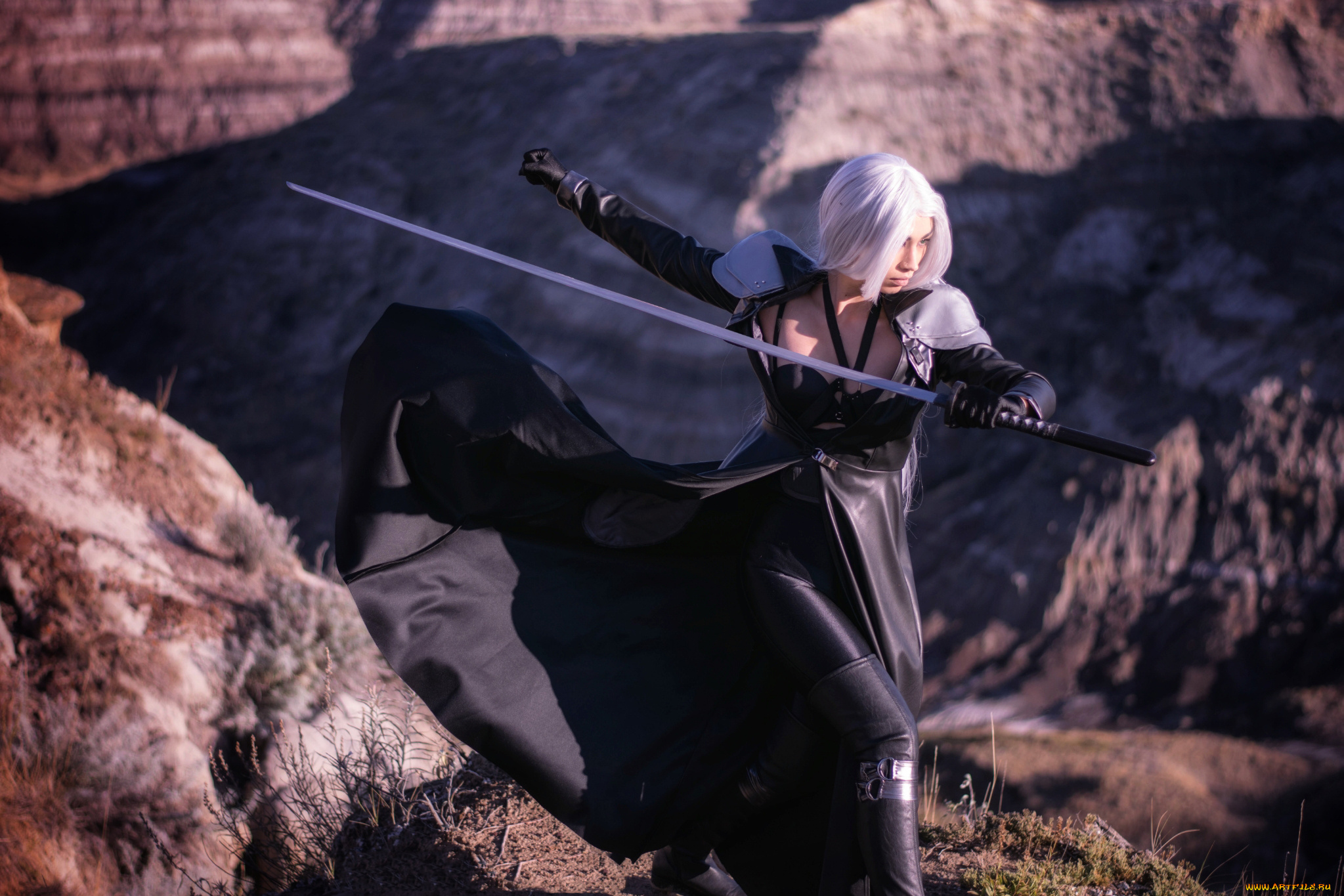 девушки, -unsort, , девушки, с, оружием, униформа, меч, фон, девушка