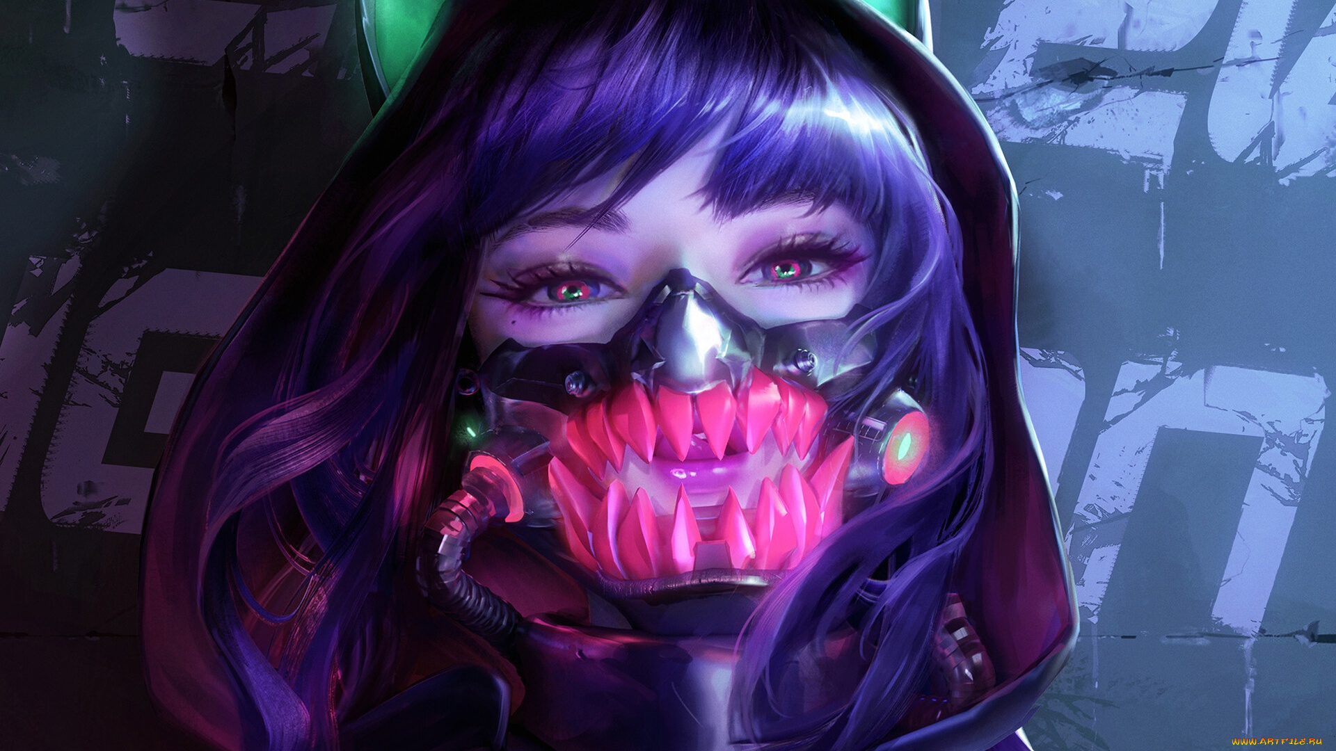 фэнтези, девушки, маска