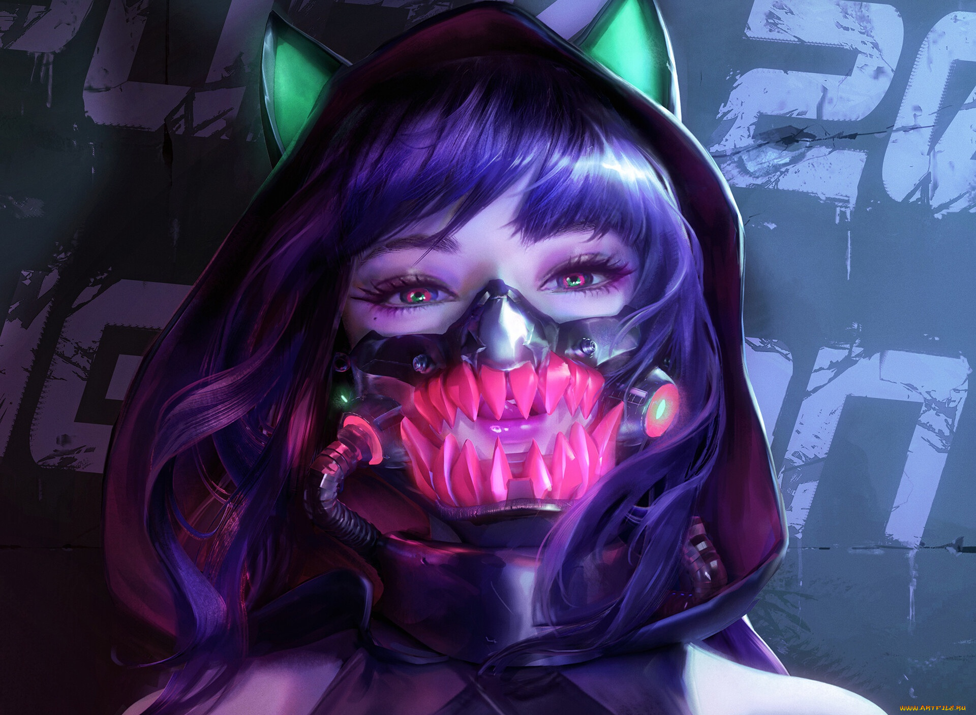 фэнтези, девушки, маска