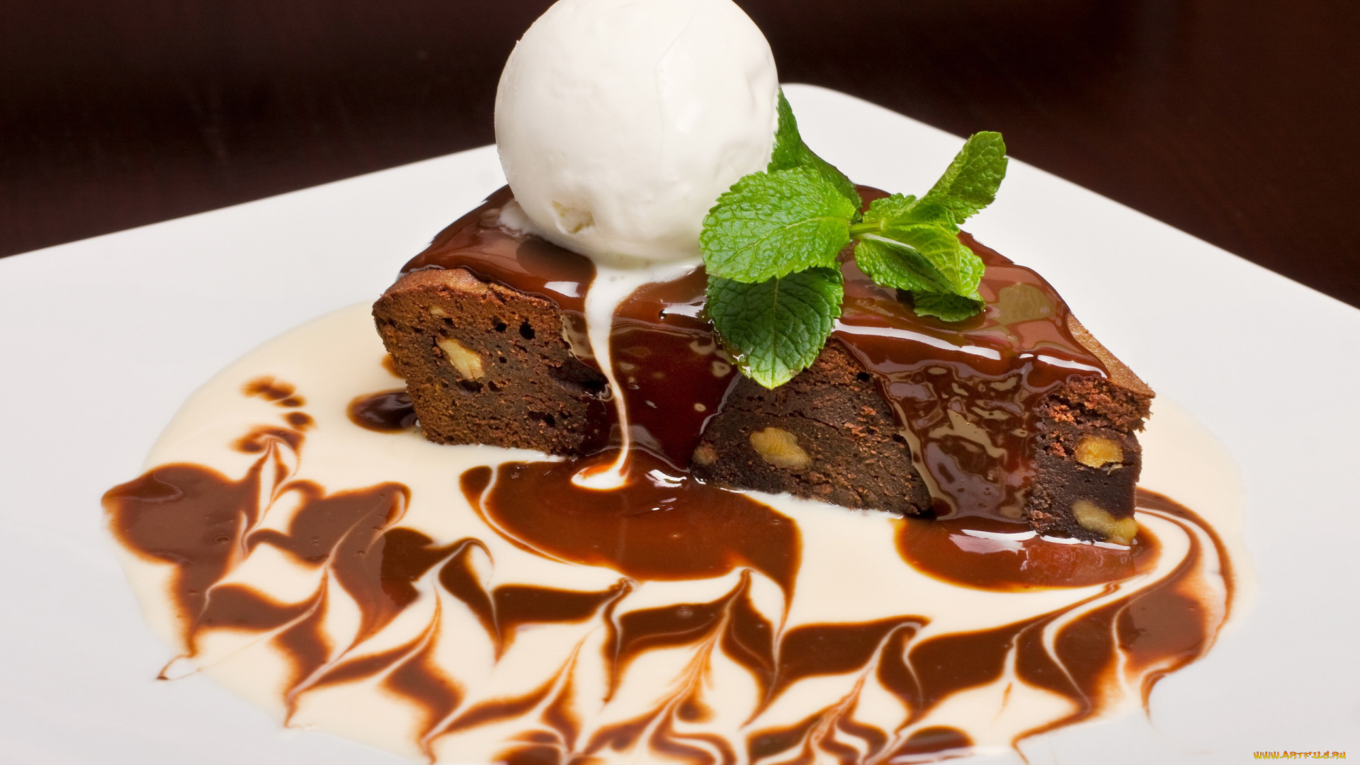 еда, пирожные, , кексы, , печенье, пирожное, мята, десерт