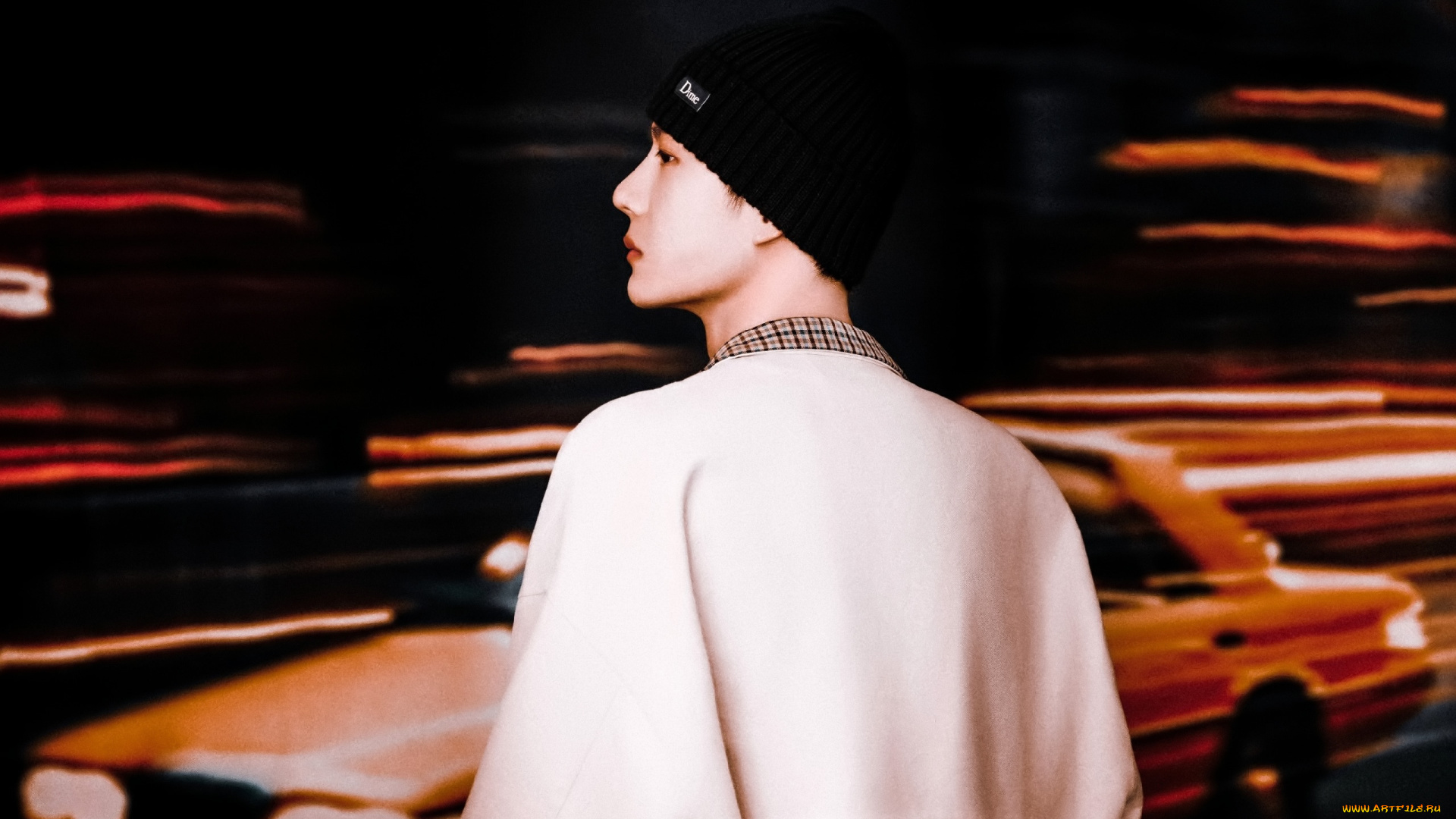 мужчины, wang, yi, bo, актер, шапка, пальто