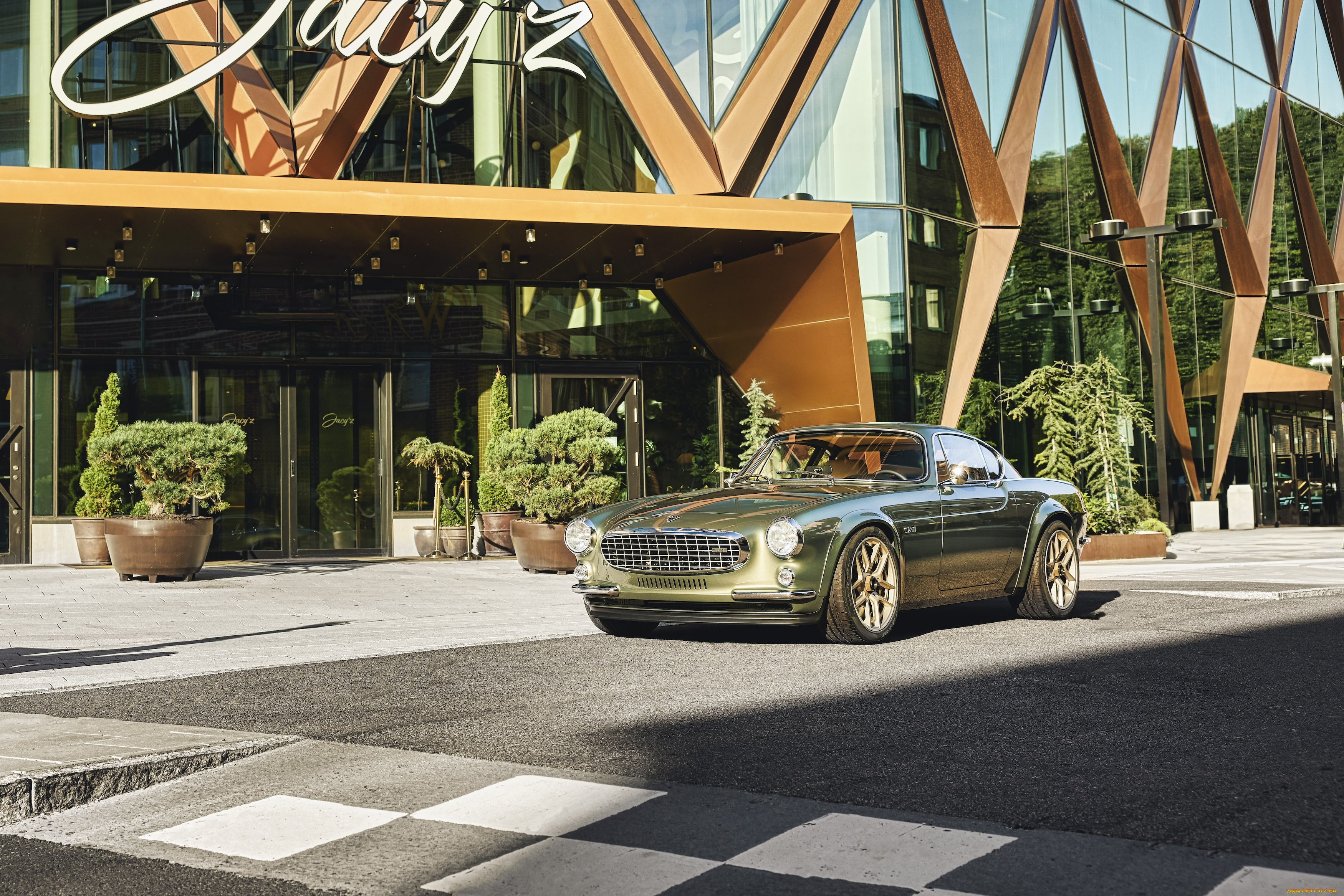 автомобили, volvo, p1800, 2024, cyan, gt