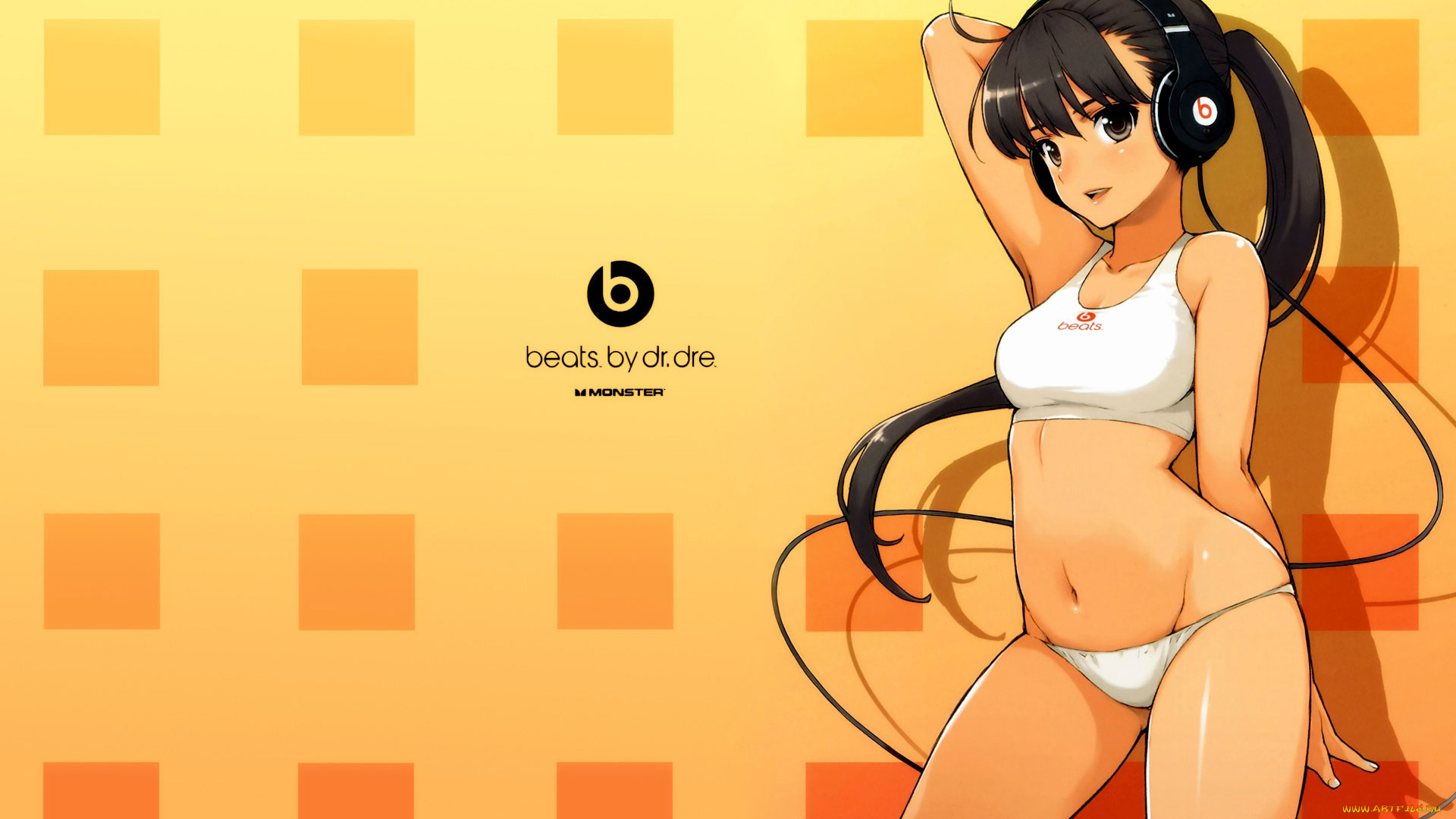 аниме, headphones, instrumental