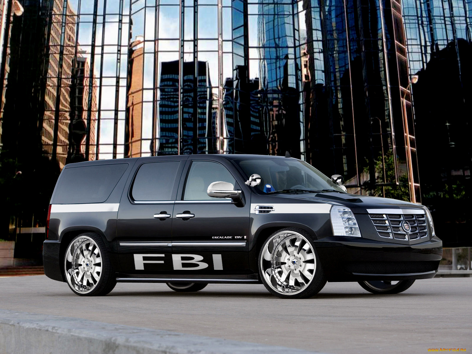 автомобили, виртуальный, тюнинг, escalade