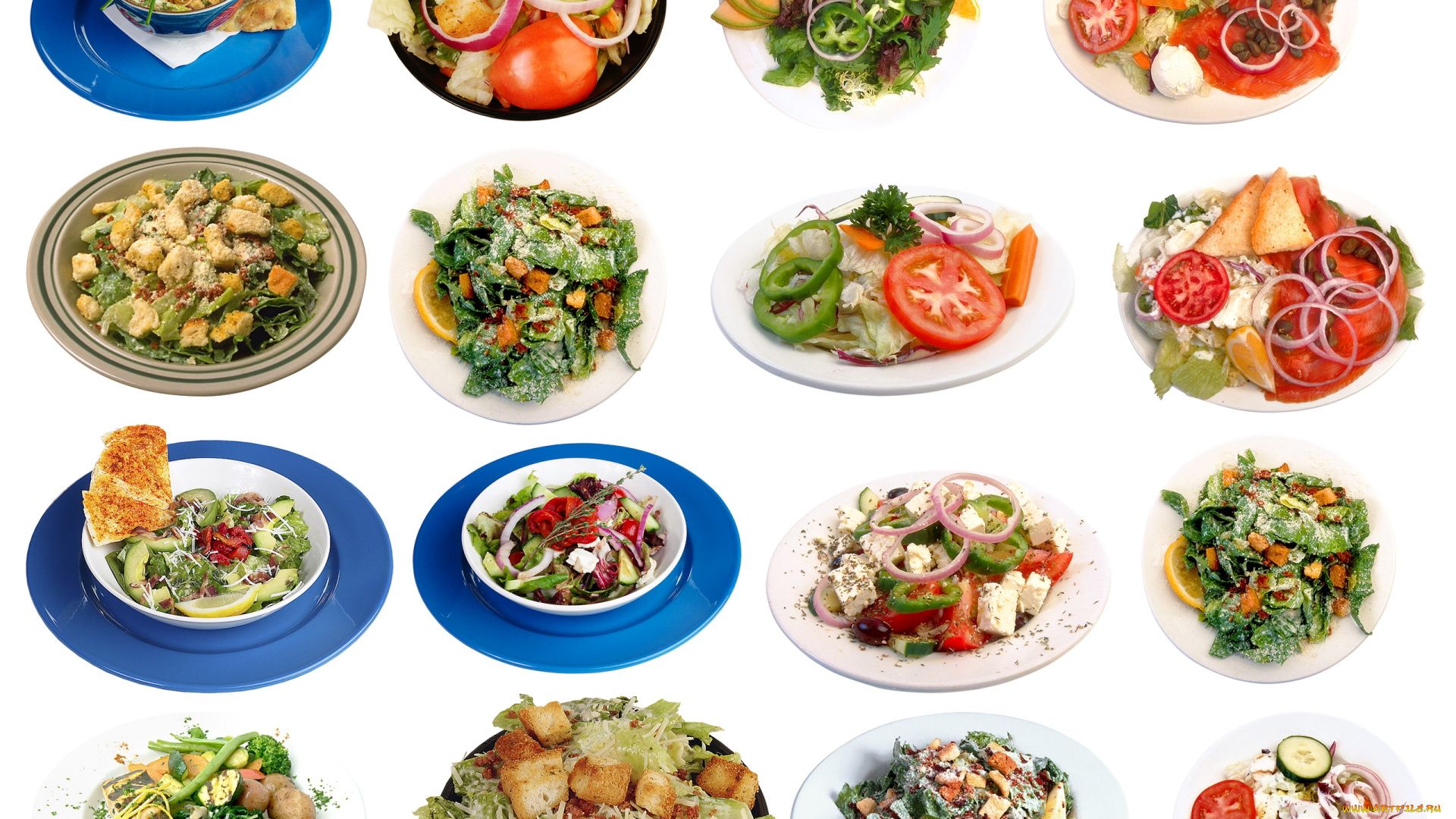 еда, салаты, закуски, много