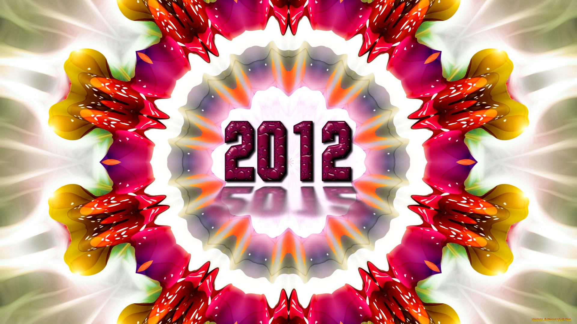 праздничные, векторная, графика, новый, год, рисунок