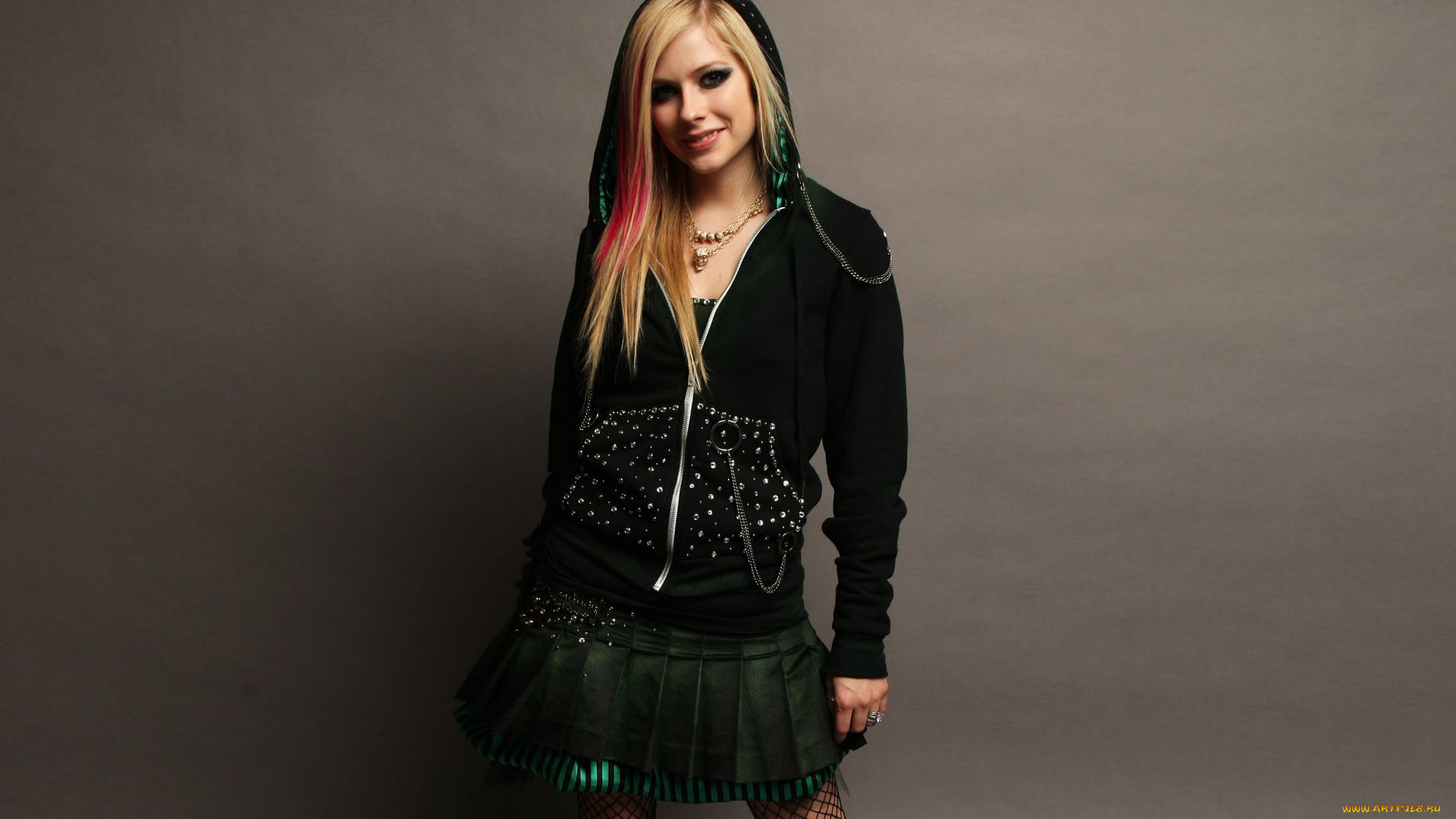 музыка, avril, lavigne, куртка, украшения, юбка