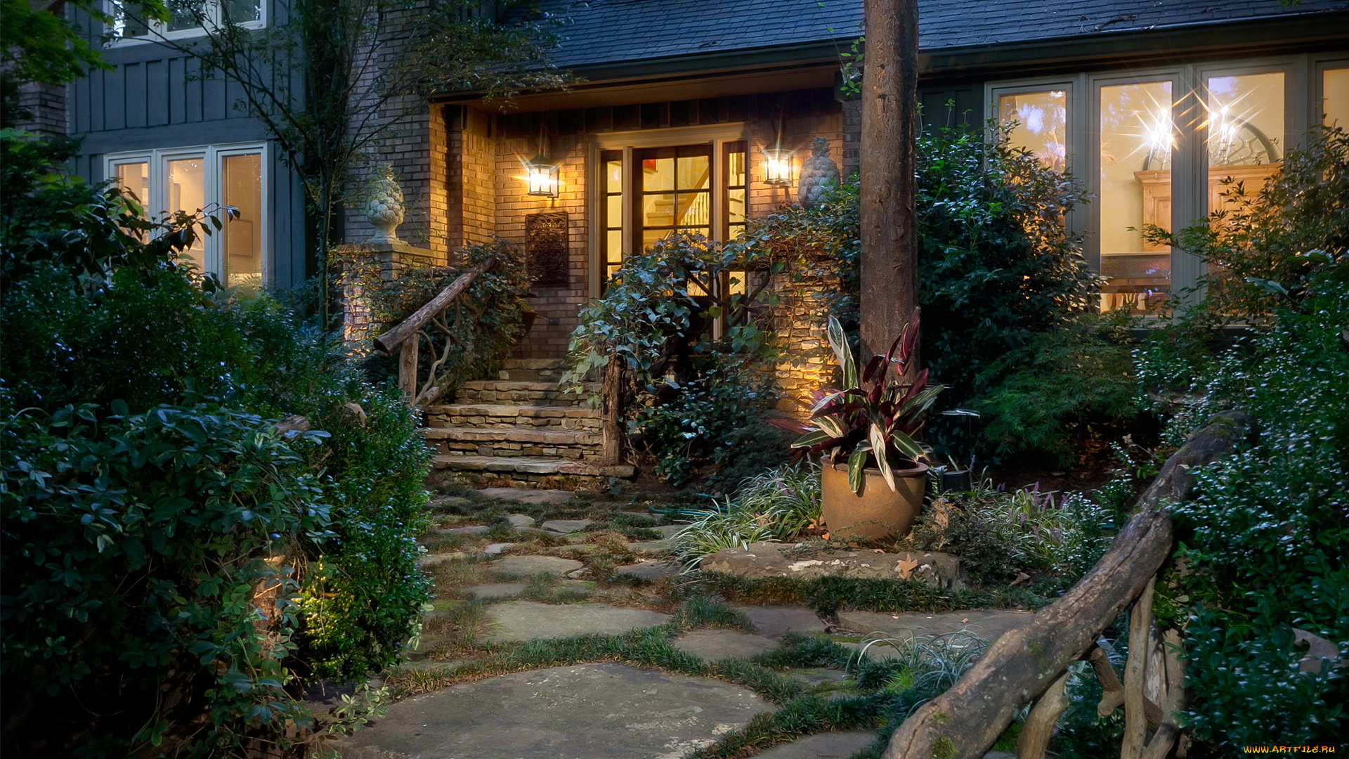 разное, сооружения, постройки, дом, лес