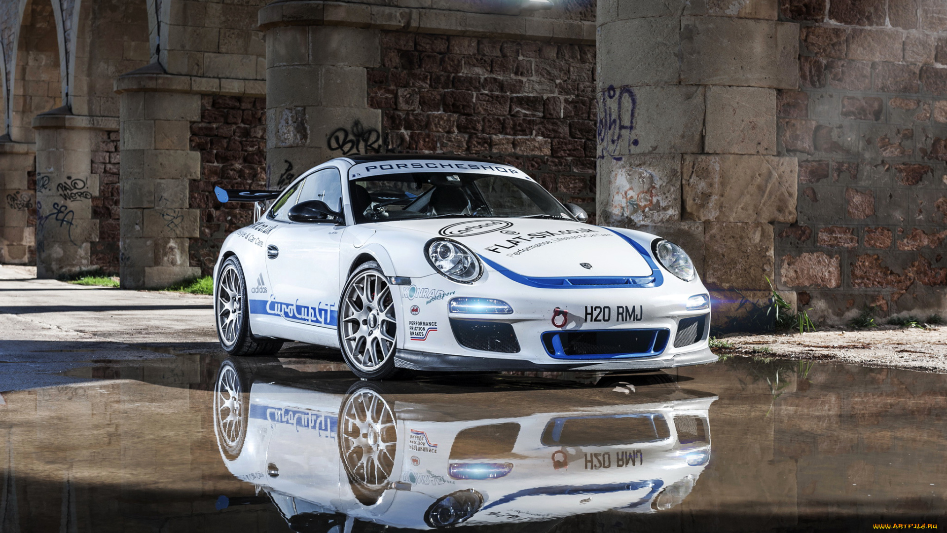 2014, porsche, 911, turbo, , techart, автомобили, porsche, тюнинг, белый