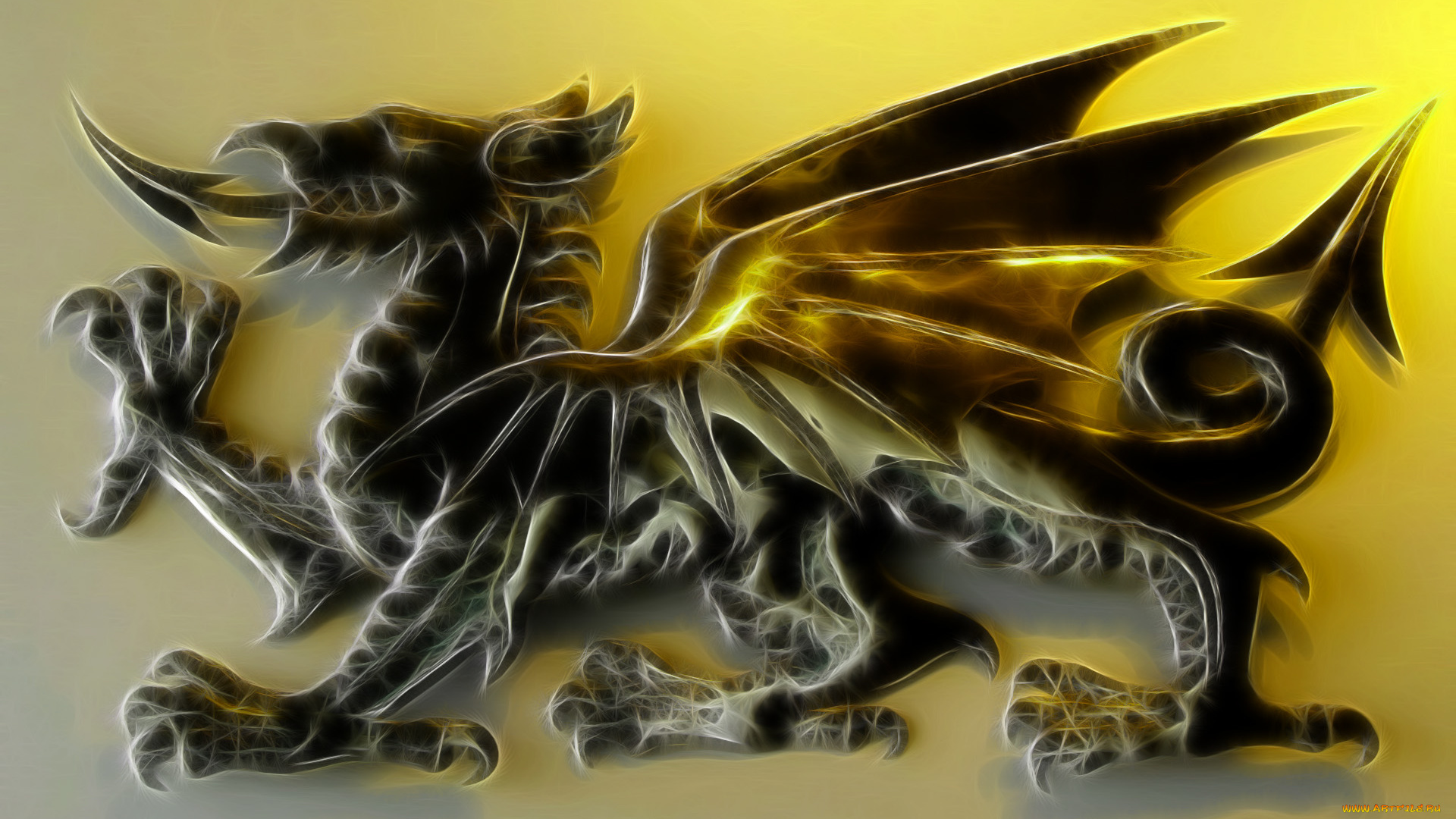 3д, графика, -другое, дракон