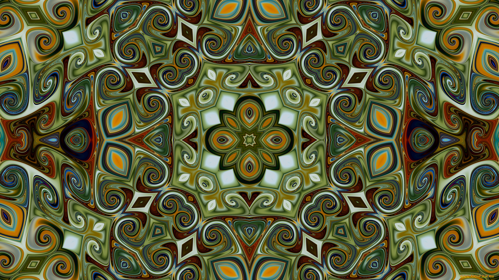 3д, графика, fractal, , фракталы, фон, цвета, узор