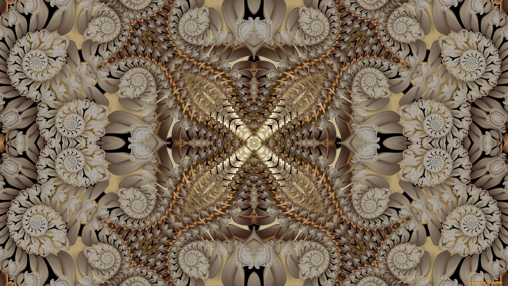 3д, графика, fractal, , фракталы, фон, цвета, узор