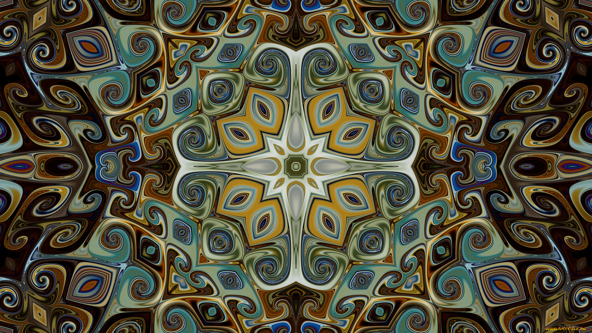 3д, графика, fractal, , фракталы, фон, цвета, узор