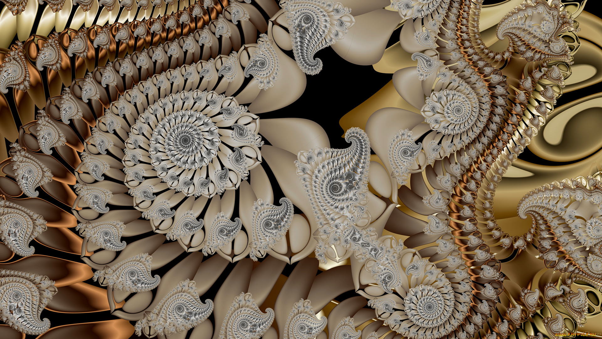 3д, графика, fractal, , фракталы, узор, фон, цвета