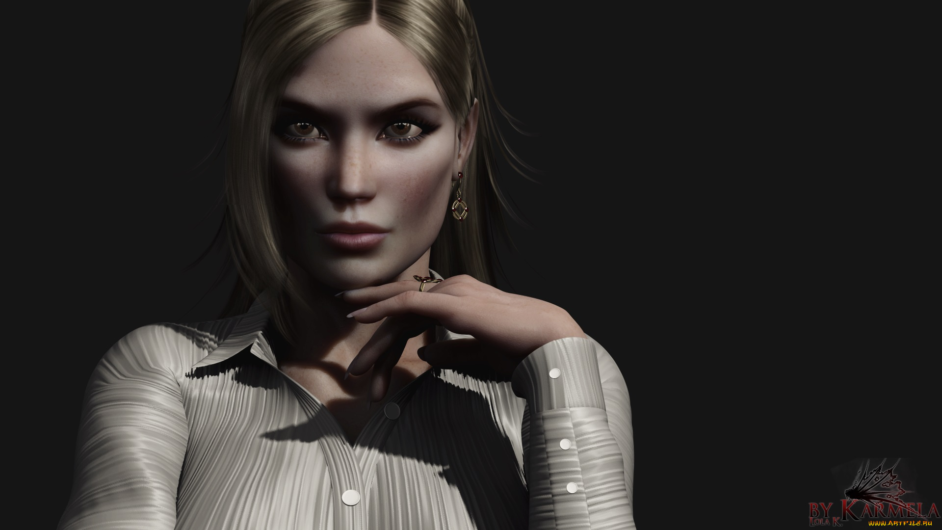 3д, графика, people, , люди, взгляд, девушка