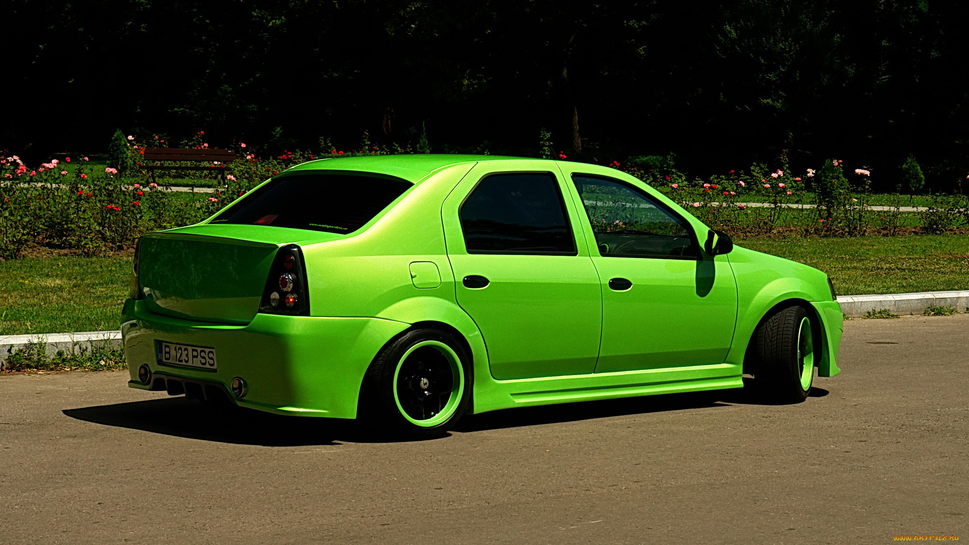 автомобили, renault, tuning, logan