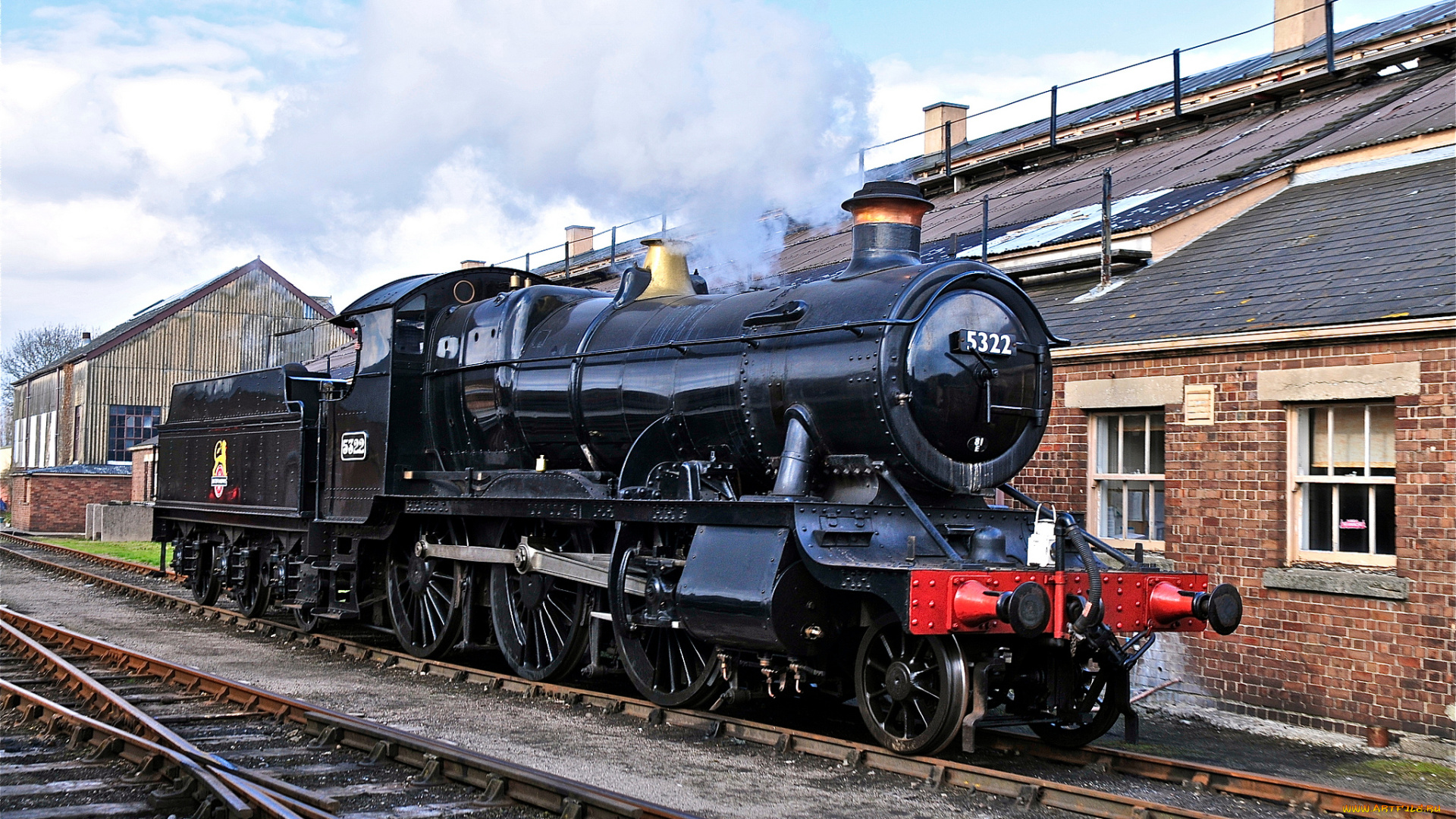 техника, паровозы, паровоз, рельсы, дорога, железная