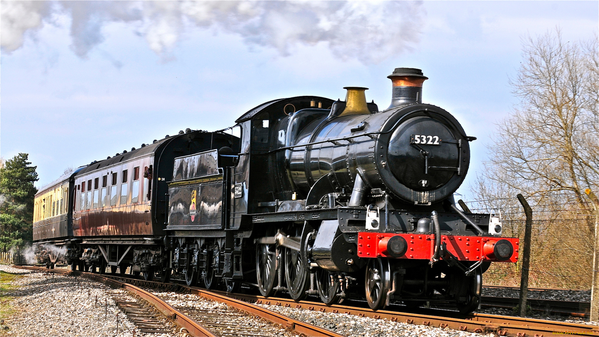 техника, паровозы, железная, поезд, паровоз, рельсы, дорога