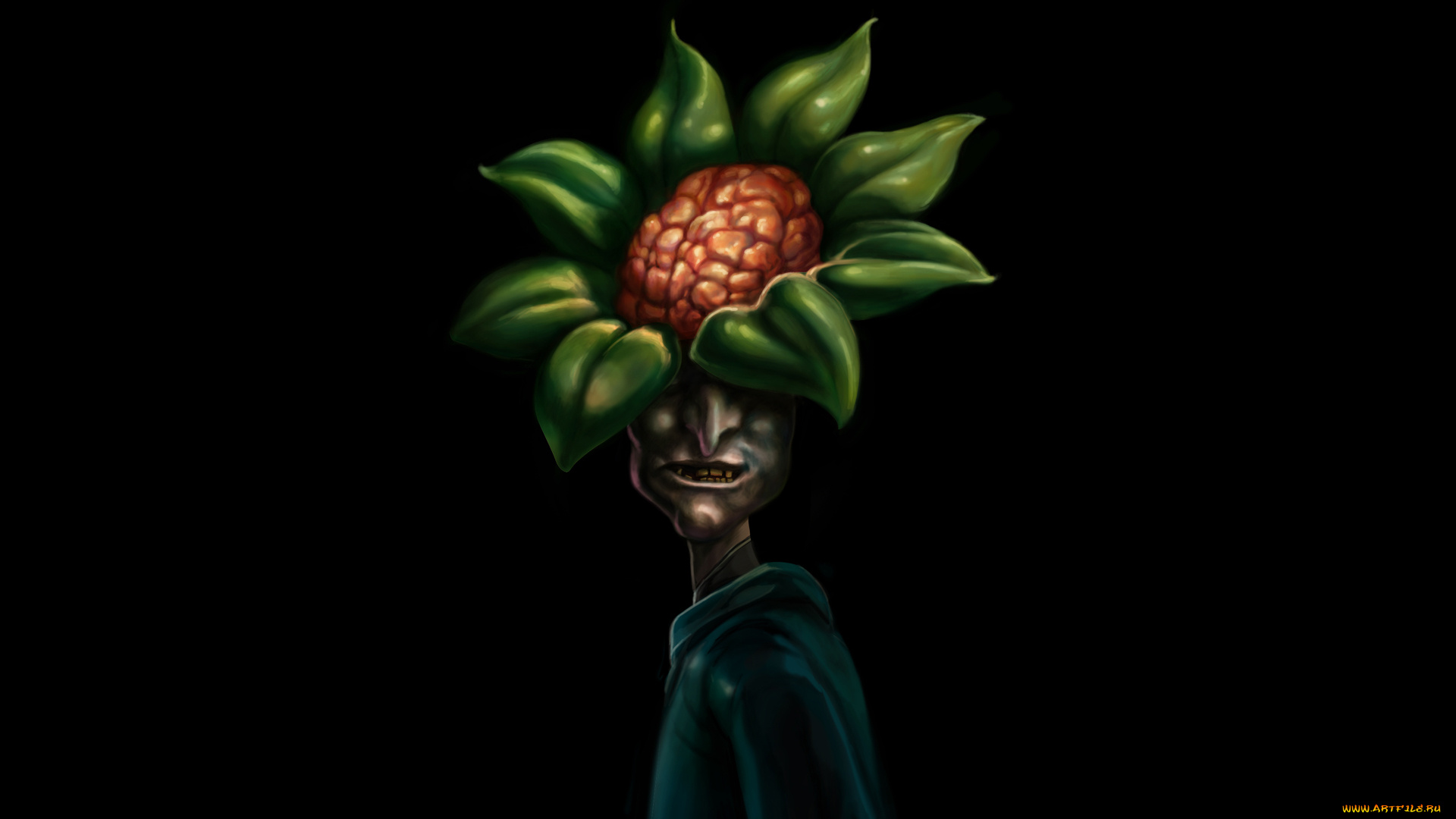 зомби, овощ, фэнтези, нежить, растение, зомби, мозги, овощ