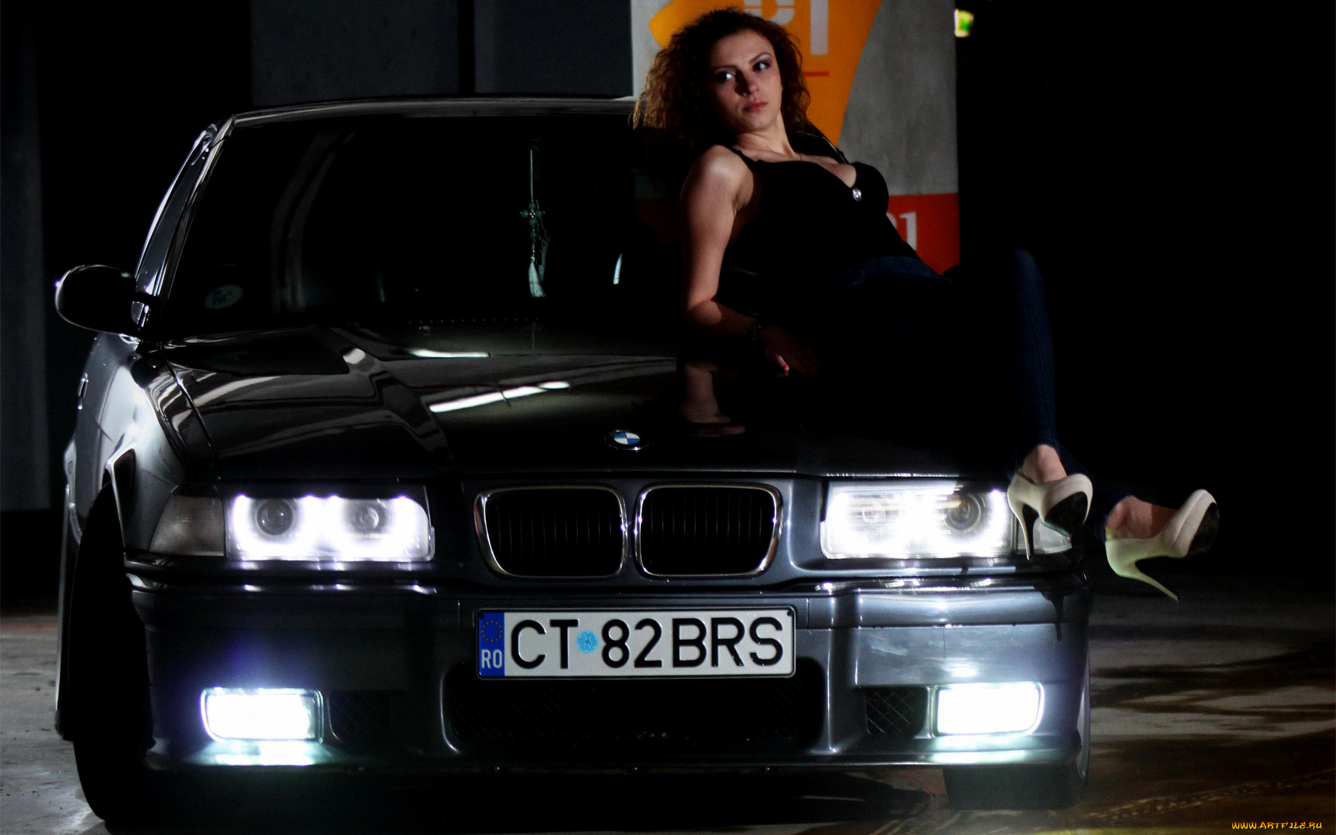 автомобили, авто, с, девушками, bmw