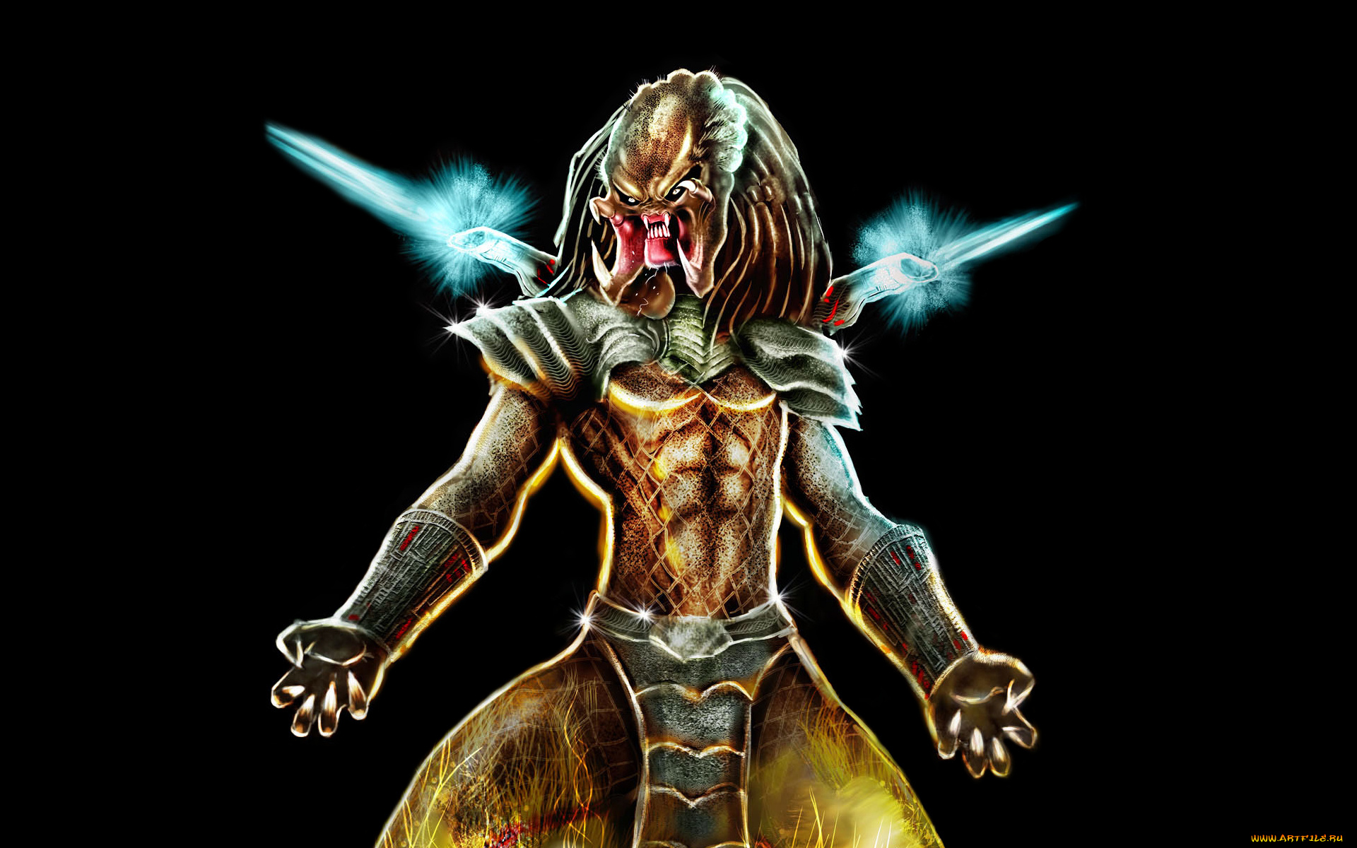 хищник, фэнтези, существа, predator, инопланетянин, пришелец, alien