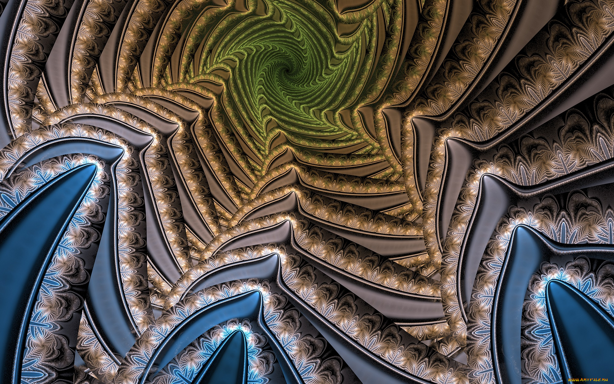 3д, графика, fractal, , фракталы, фон, цвета, узор