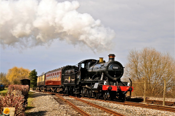 Картинка техника паровозы поезд железная дорога паровоз рельсы