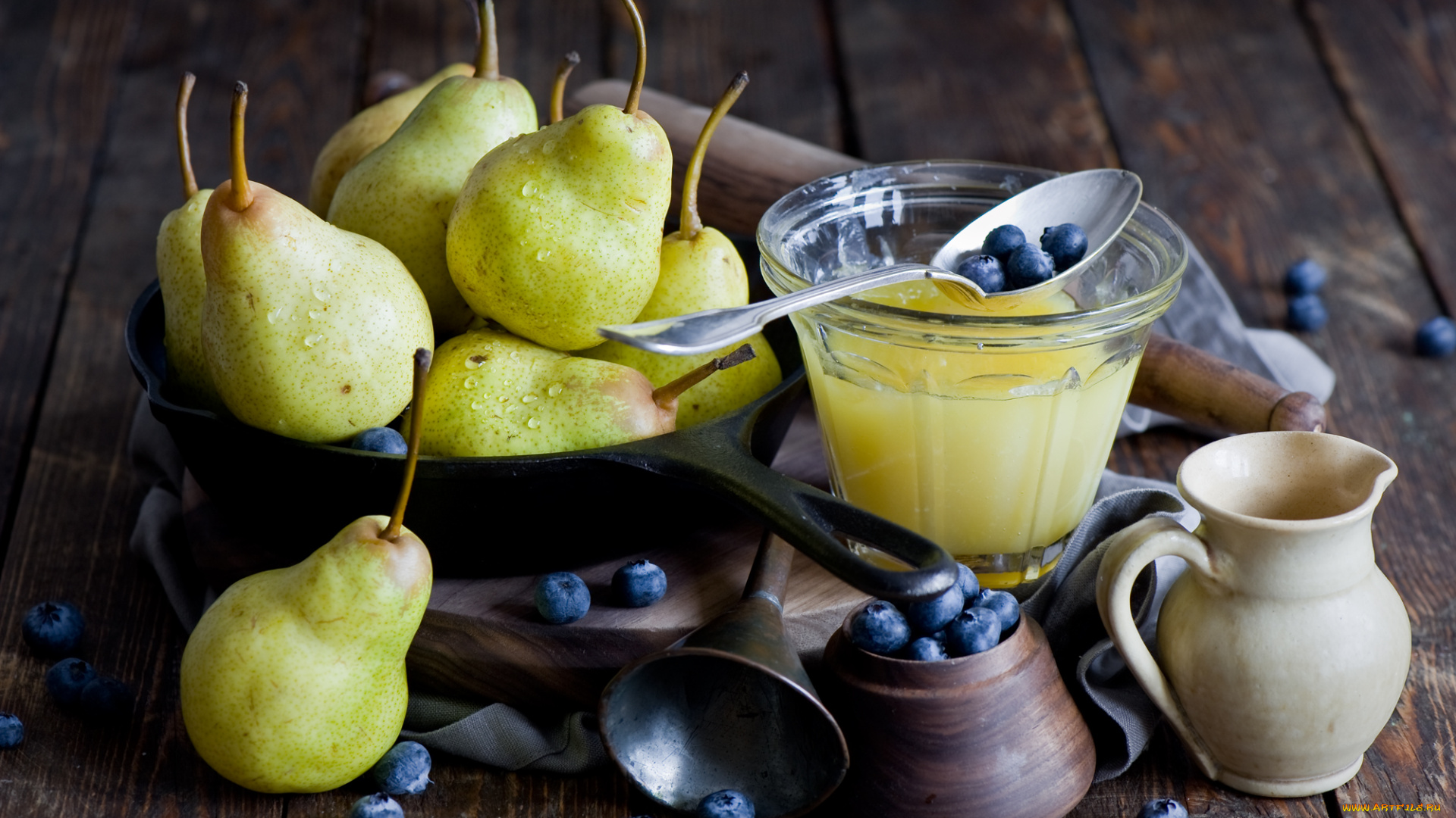 еда, фрукты, , ягоды, черника, груши