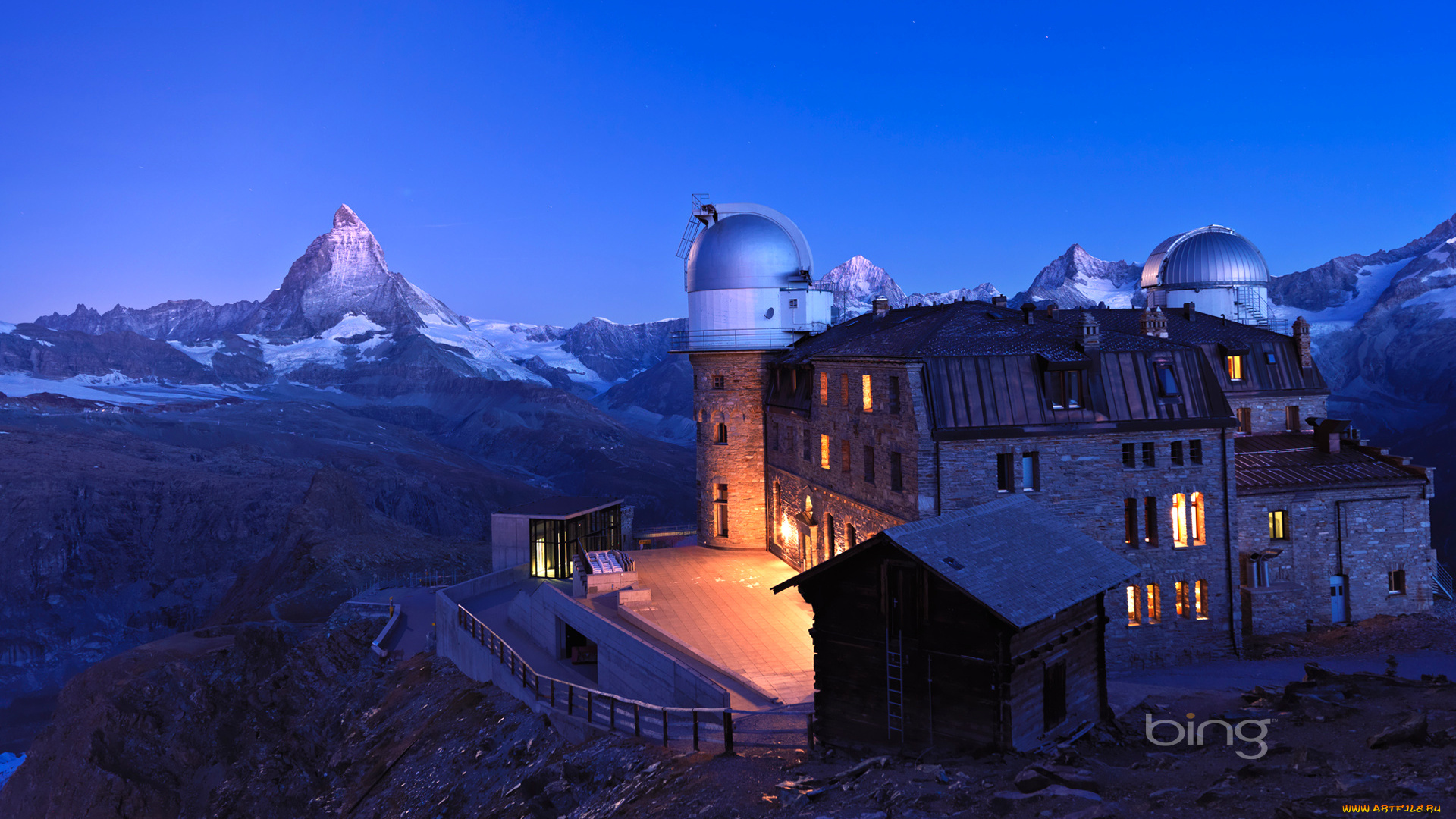 города, -, здания, , дома, kulm, hotel, zermatt, switzerland, швейцария, небо, горы, метеостанция, обсерватория