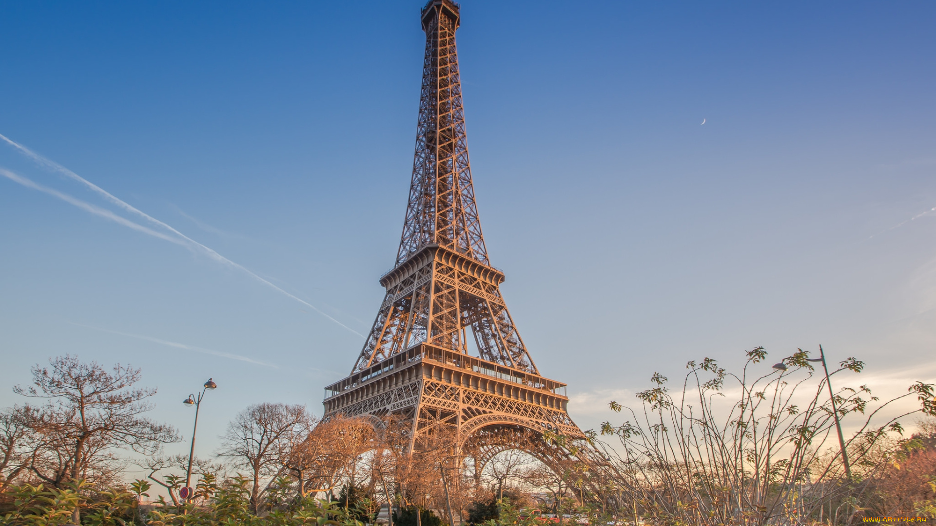 города, париж, , франция, башня